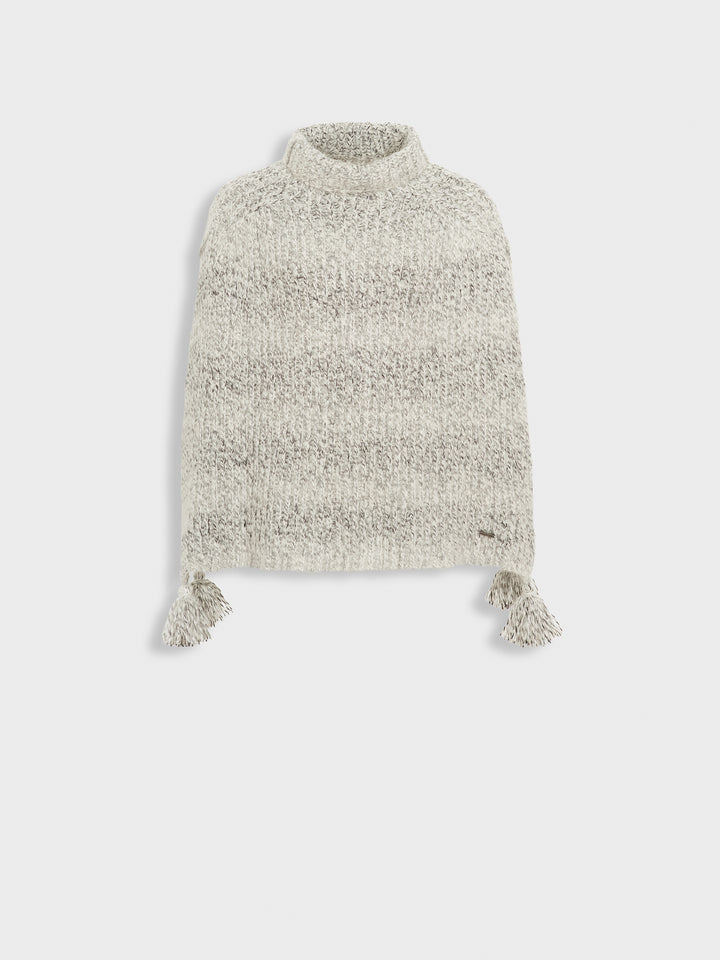 Zpazio Poncho Suri Alpaca Color Gris