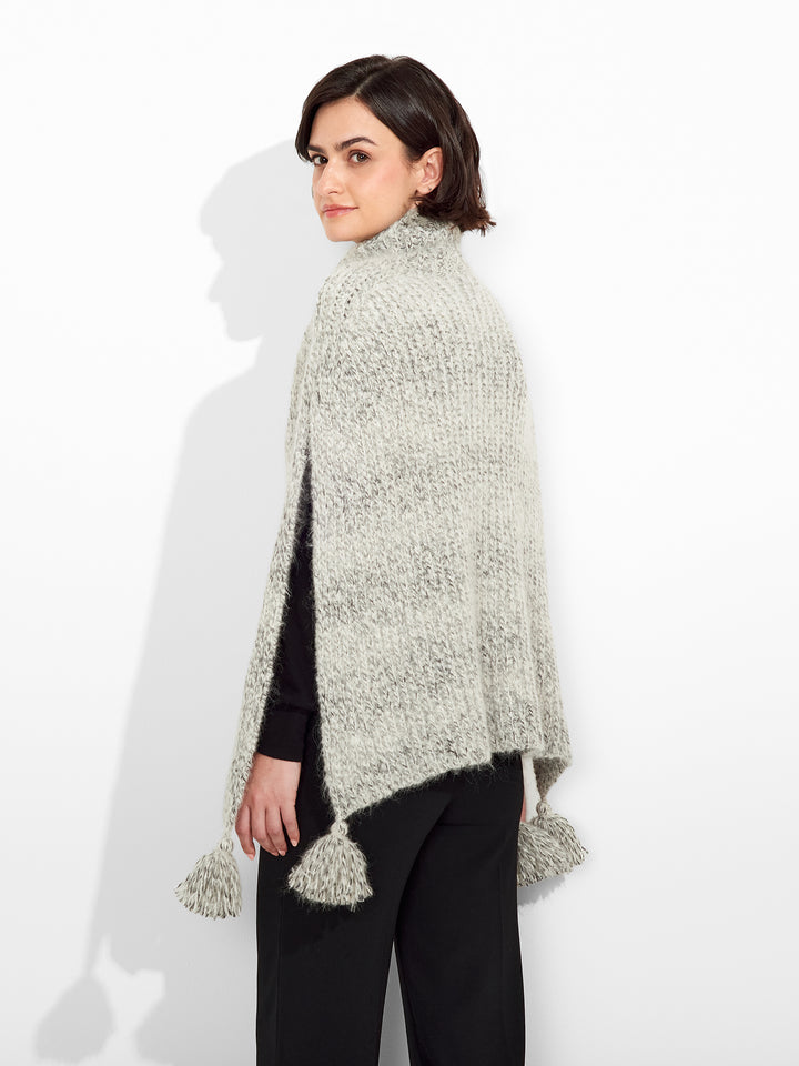 Zpazio Poncho Suri Alpaca Color Gris
