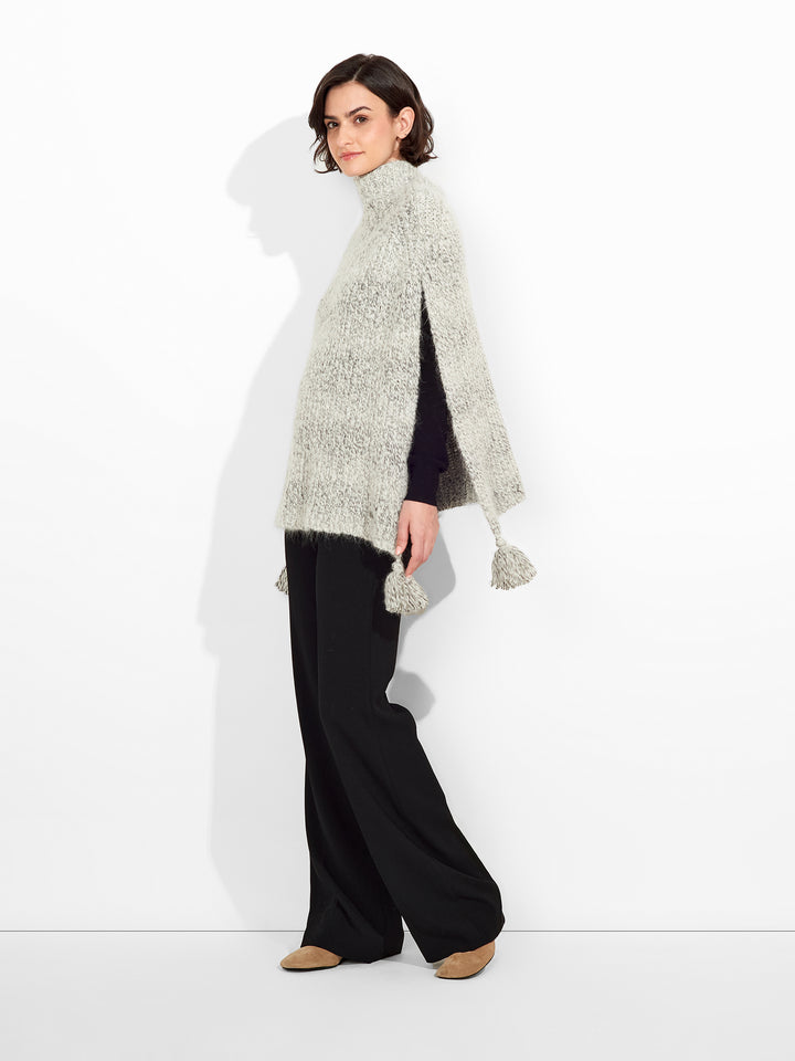 Zpazio Poncho Suri Alpaca Color Gris