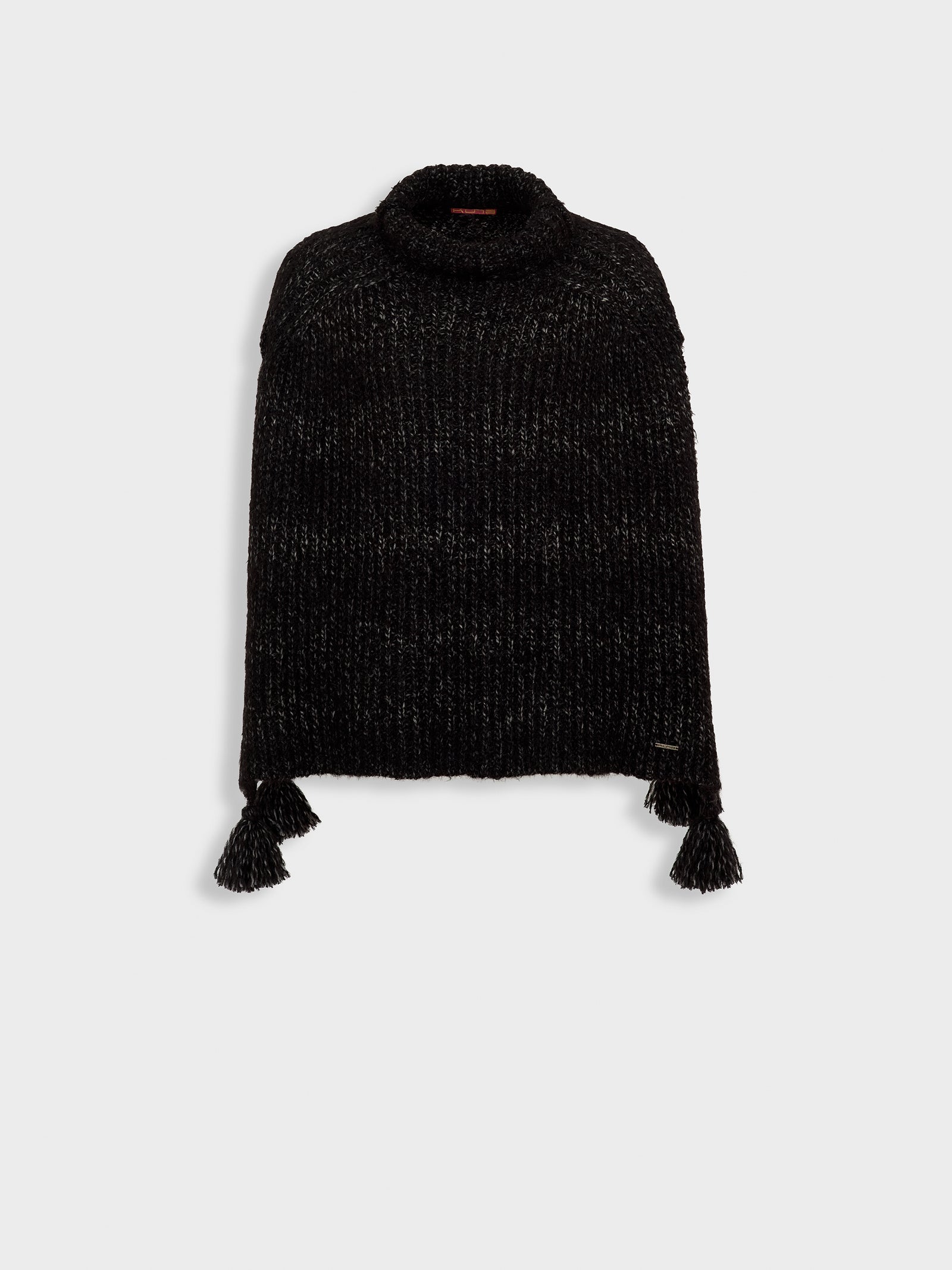 Zpazio Poncho Suri Alpaca Color Black