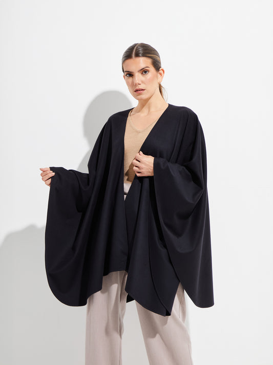 Barbara Cape Vicuña Color Navy