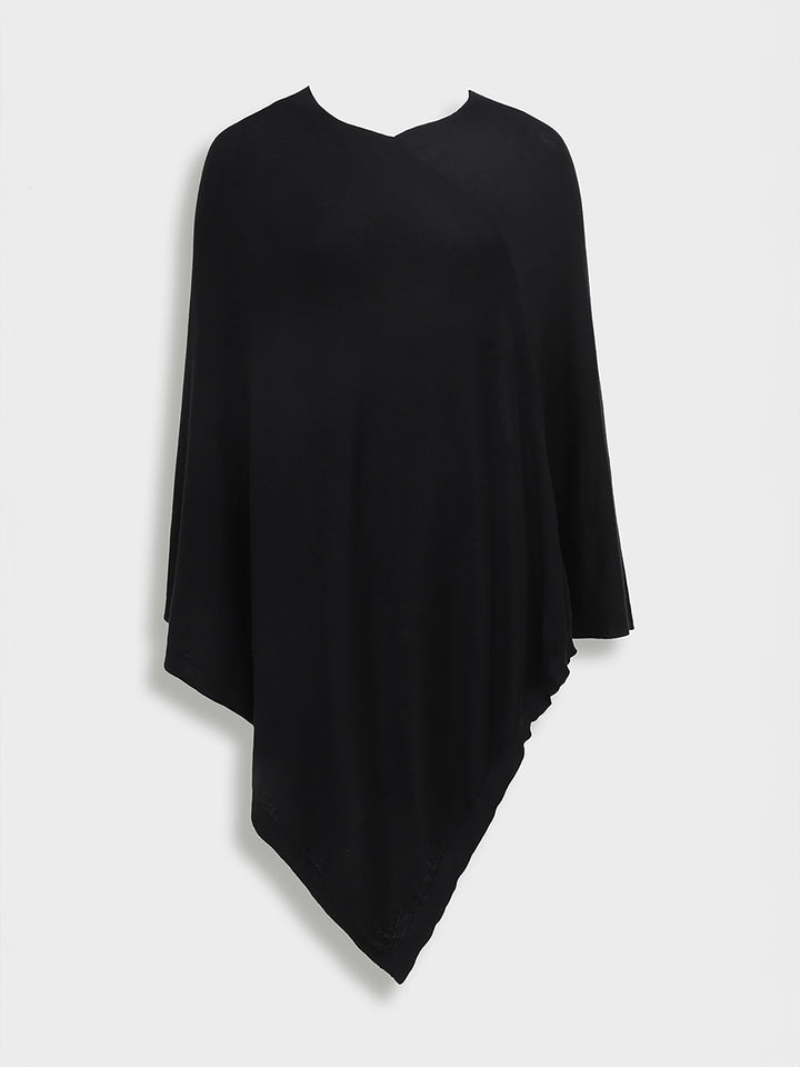 Beryl Poncho Vikuna Color Black