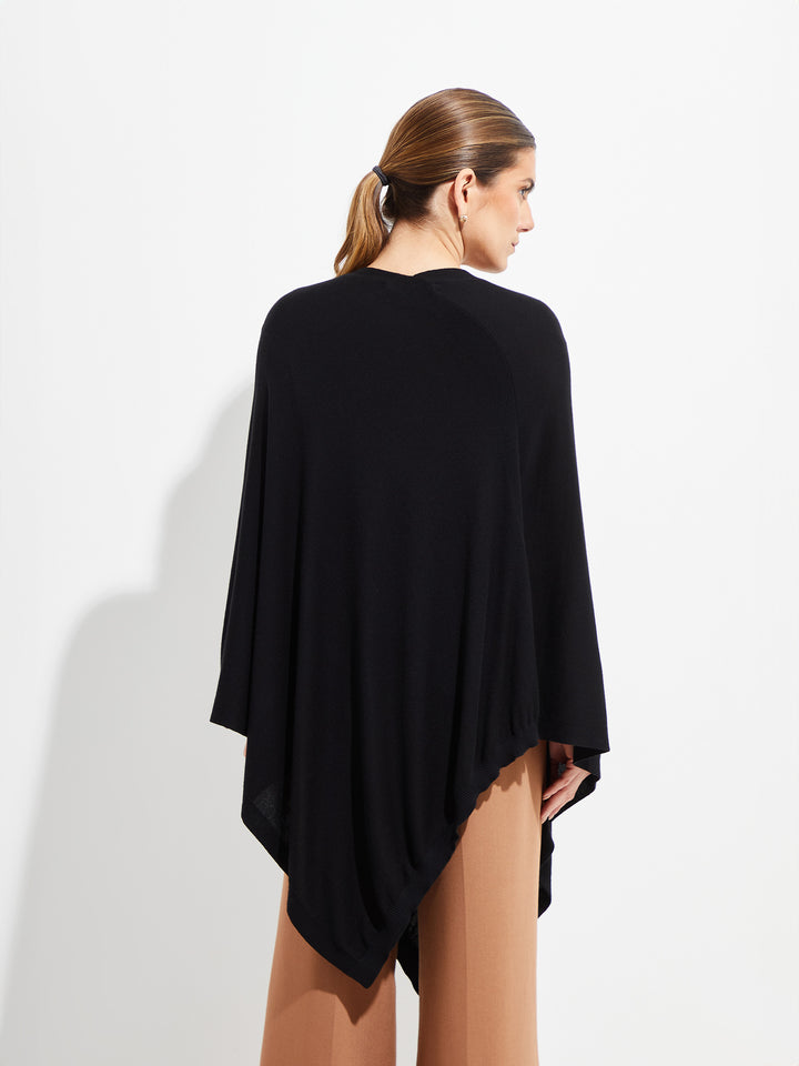 Beryl Poncho Vikuna Color Black