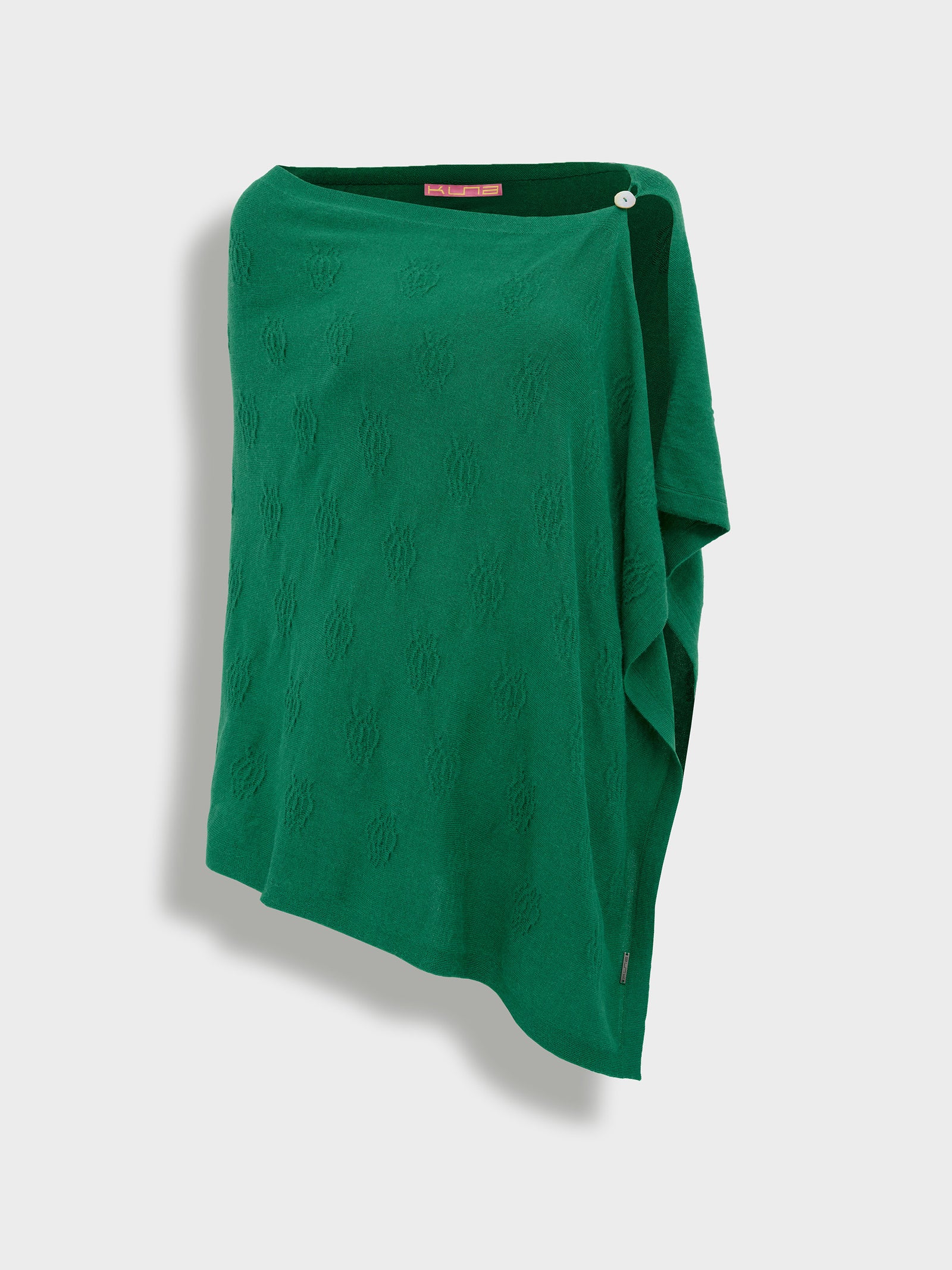 Poncho Zabeth Algodón Color Verde