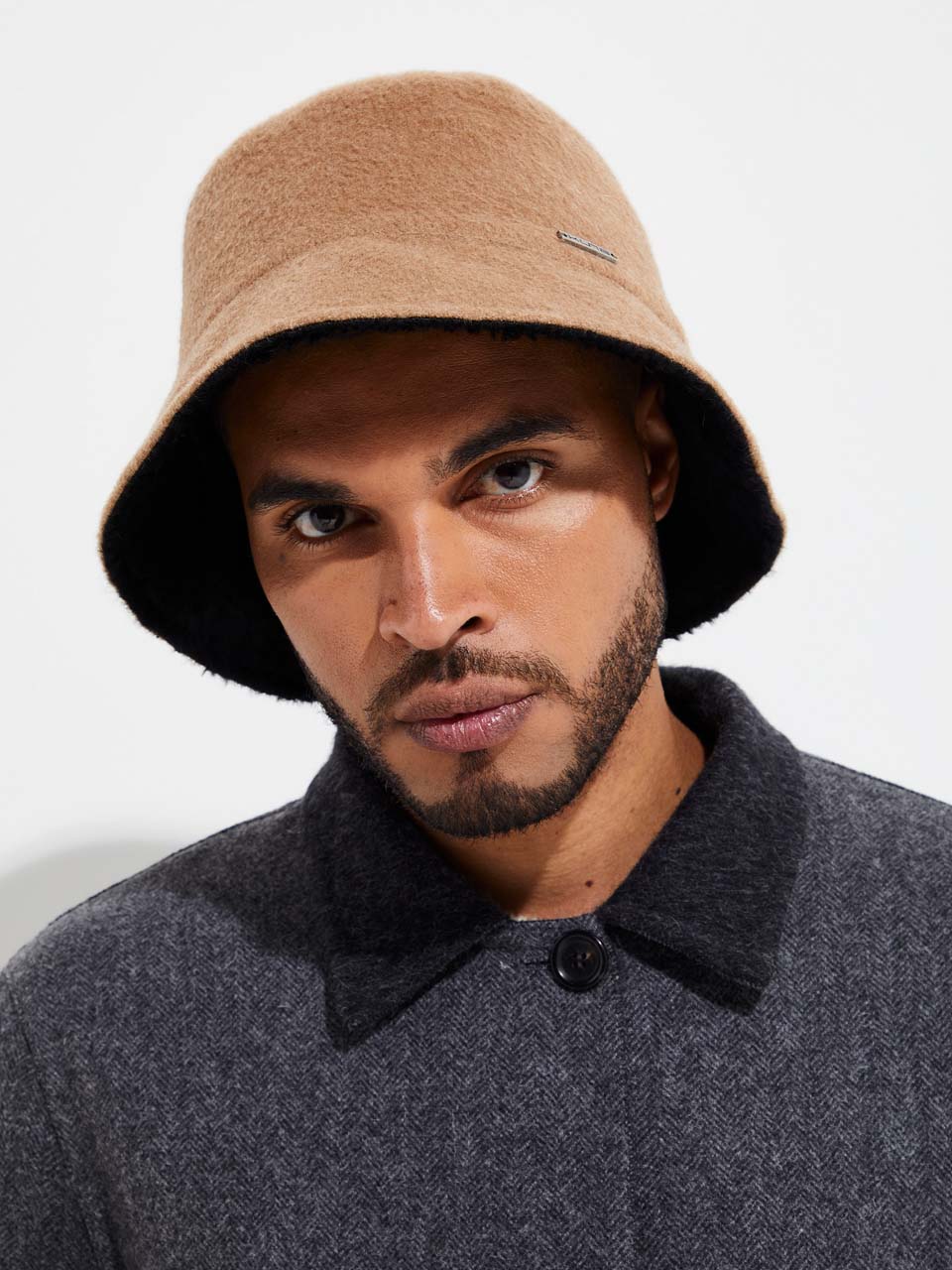 Gorro Bebé Alpaca Color Camel