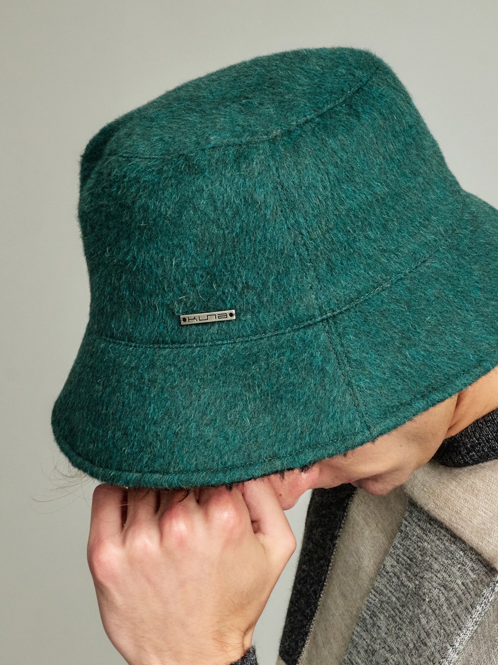 Young Hat Baby Alpaca Color Green