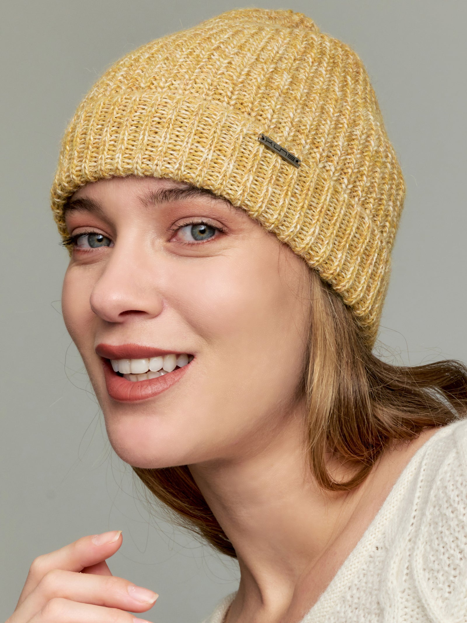 Ubicate Hat Hat Baby Alpaca Color Yellow