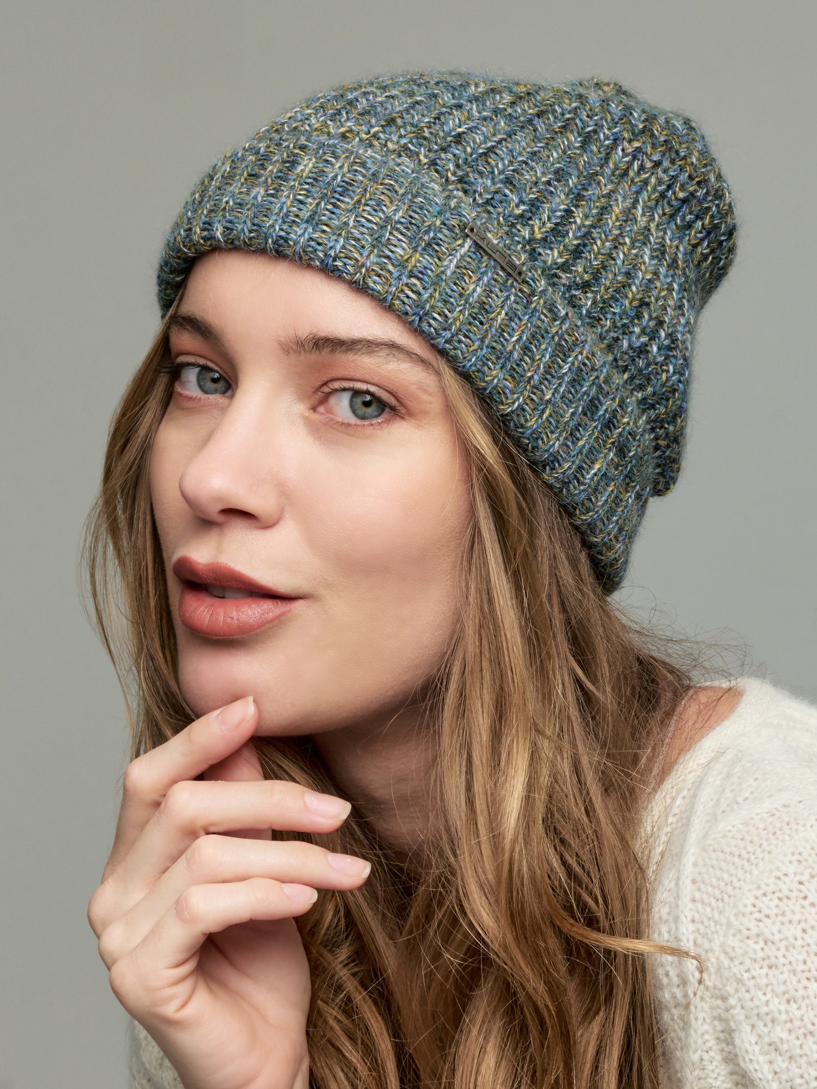 Ubicate Hat Hat Baby Alpaca Color Turquoise