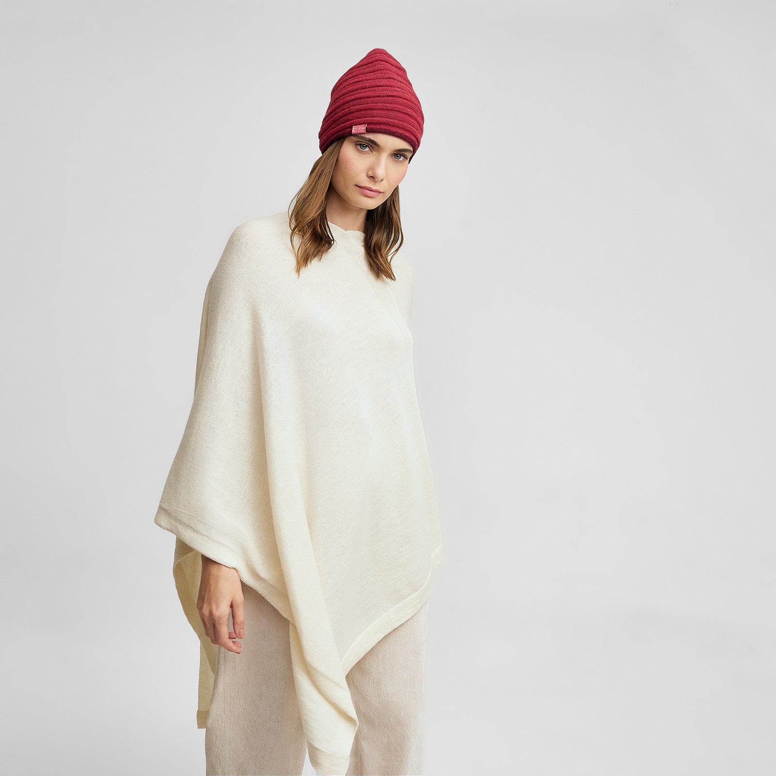 Gorro Whatever De Baby Alpaca Color Bosque & Beryl