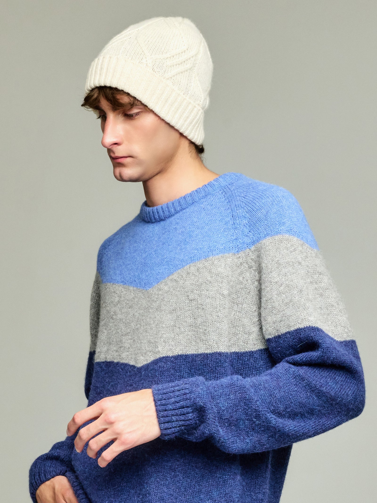 Yann Hat Baby Alpaca Color Ecru