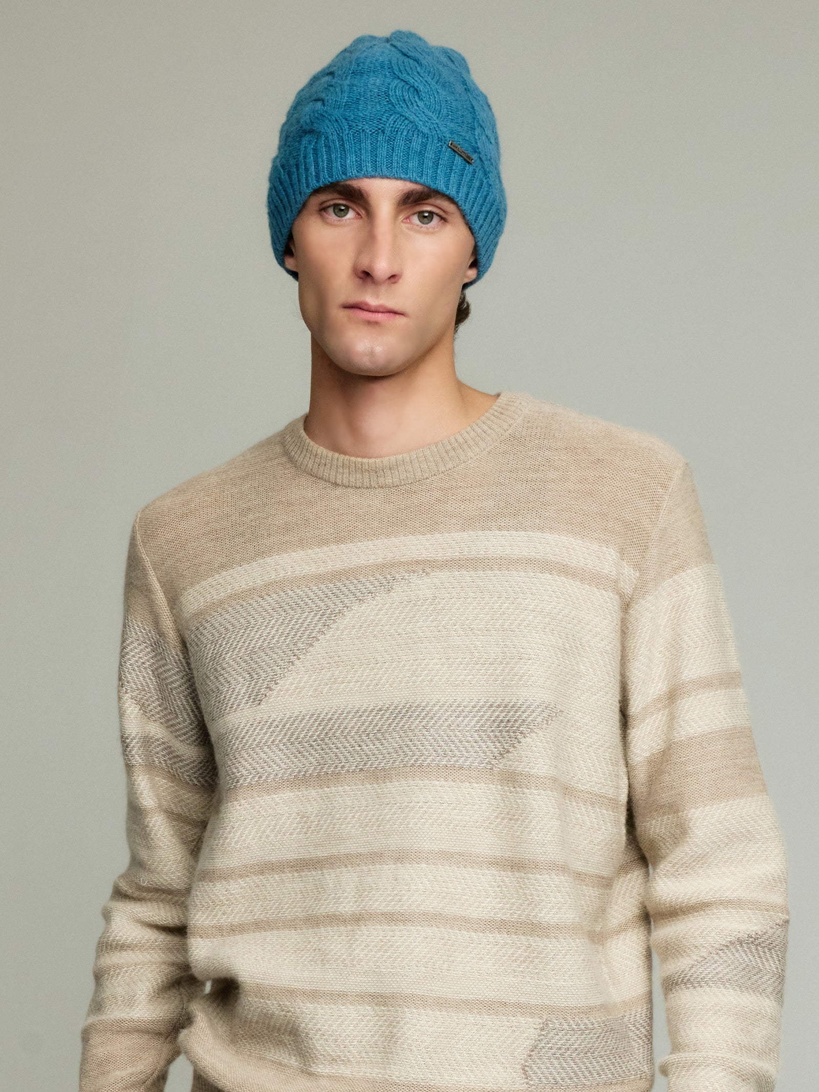 Yarela Hat Baby Alpaca Color Light Blue