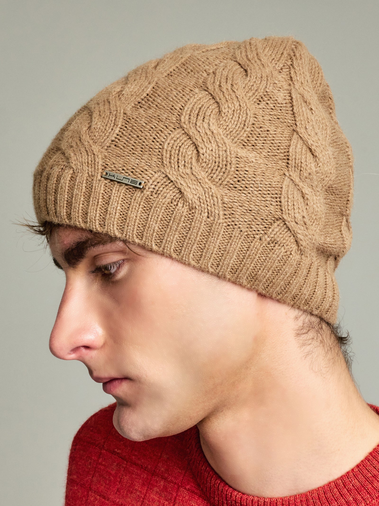 Yarela Sombrero Bebé Alpaca Color Camel