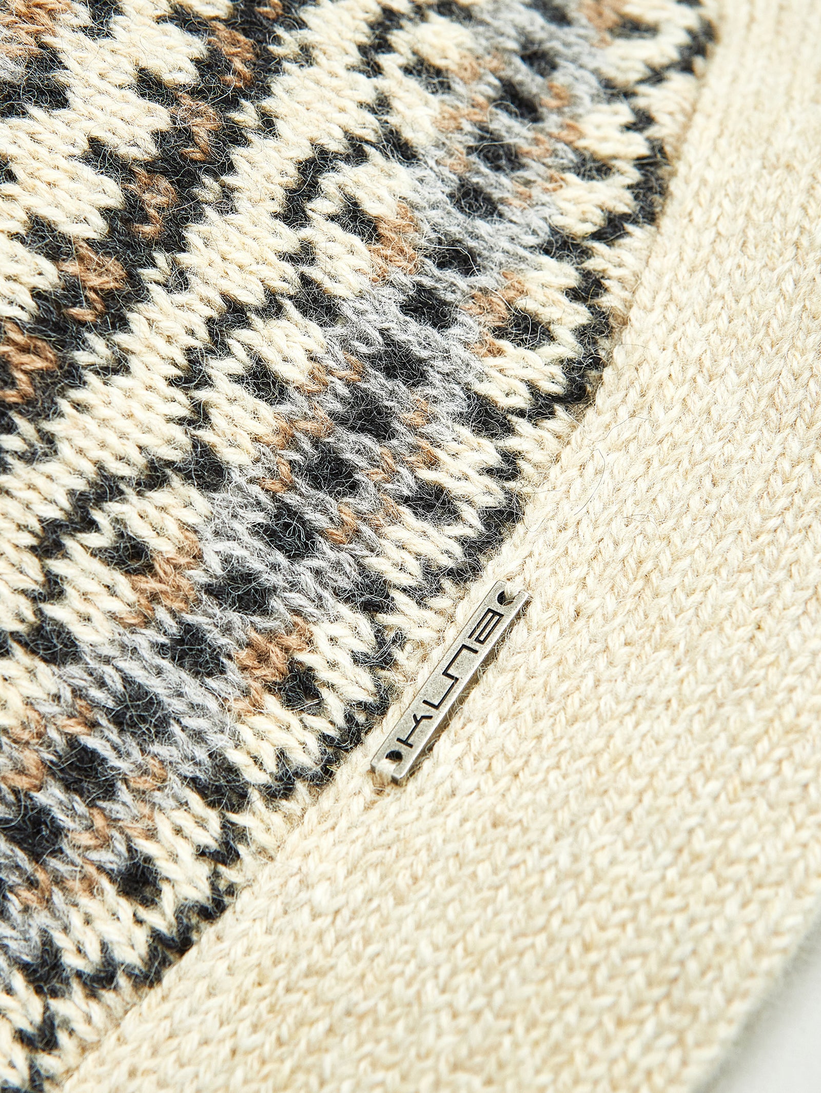Sombrero de cubo Yoke Baby Alpaca Color Beige