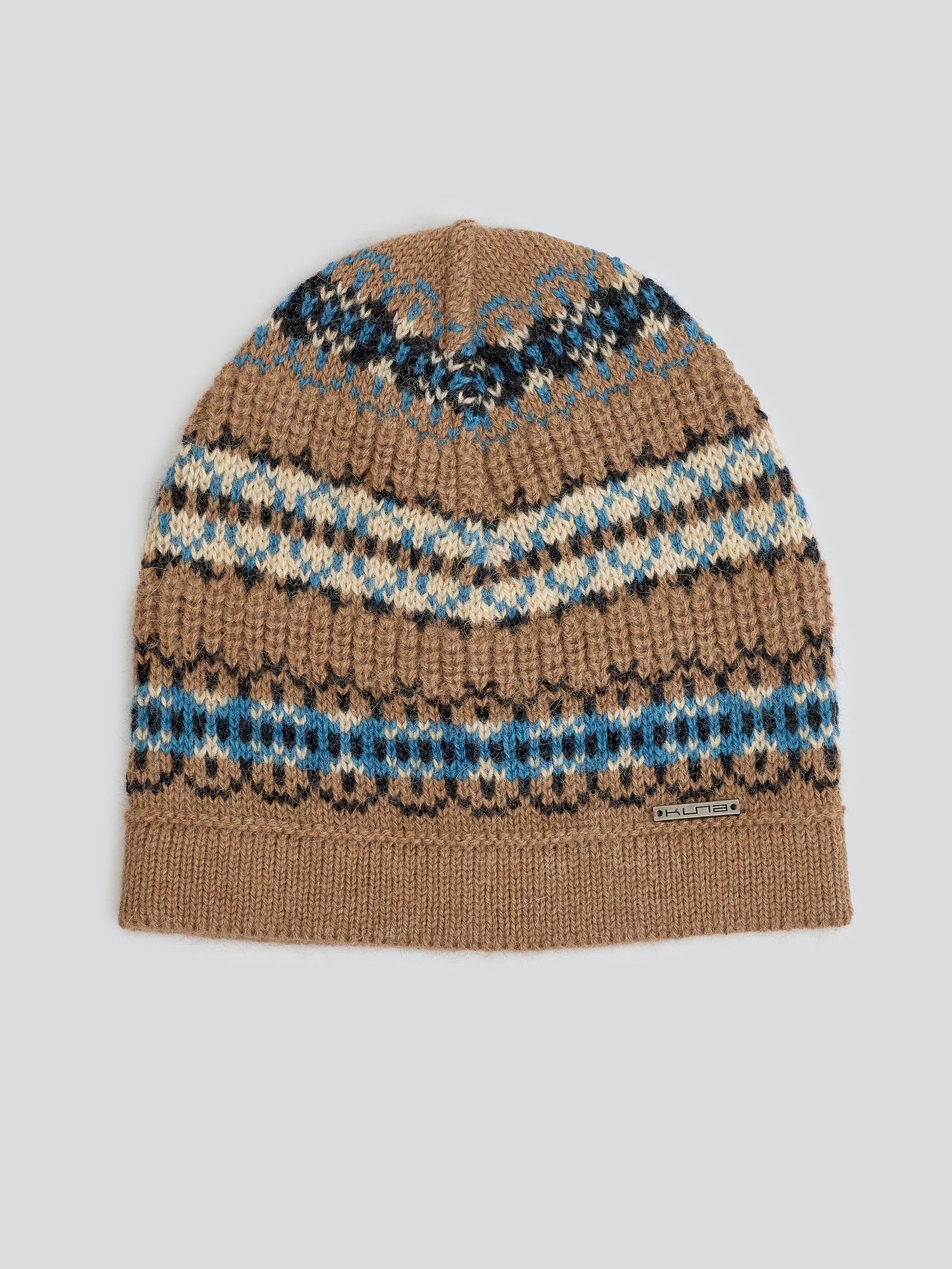 Yoke Hat Hat Baby Alpaca Color Camel