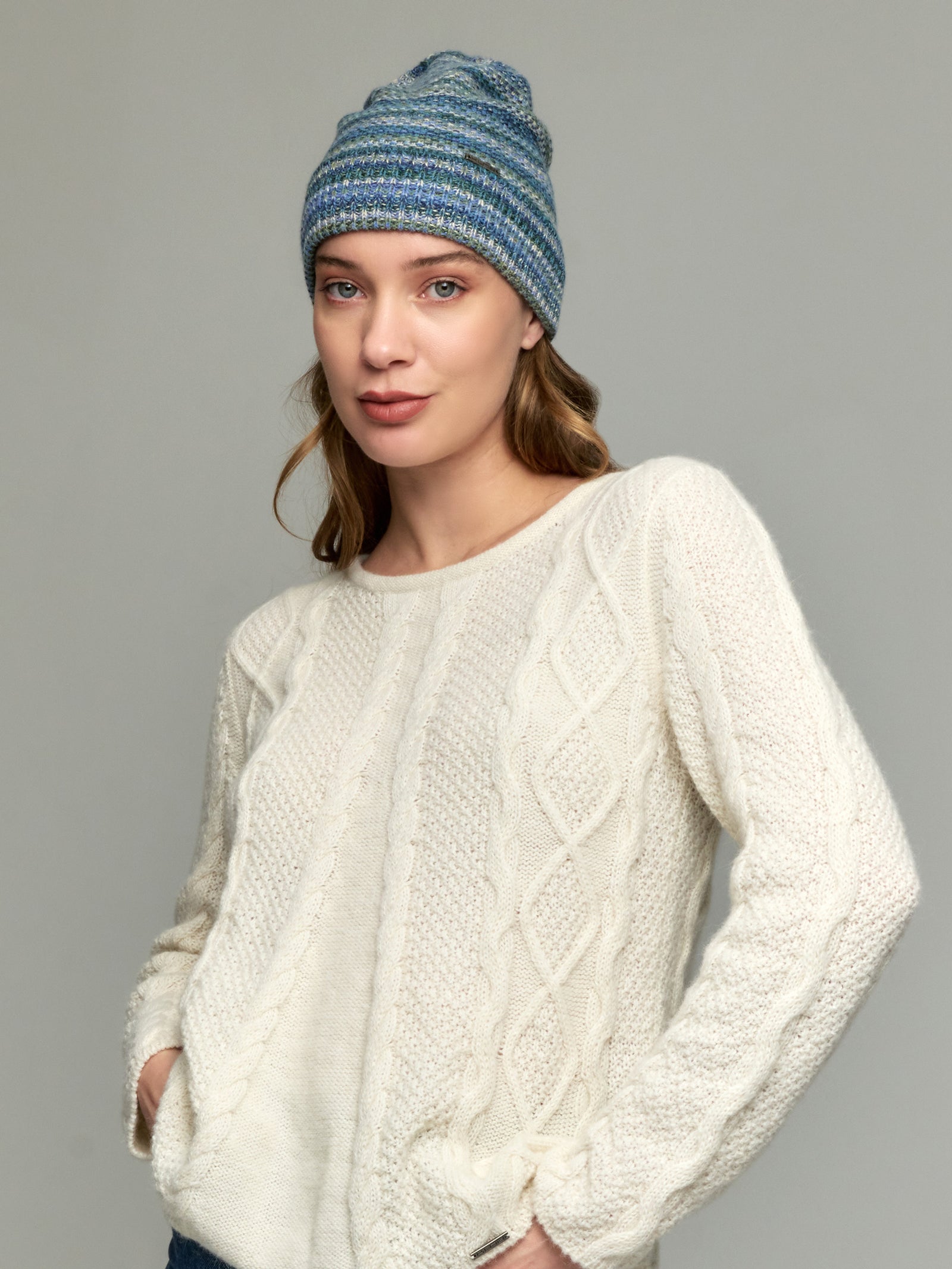 Yudith Hat Baby Alpaca Color Green
