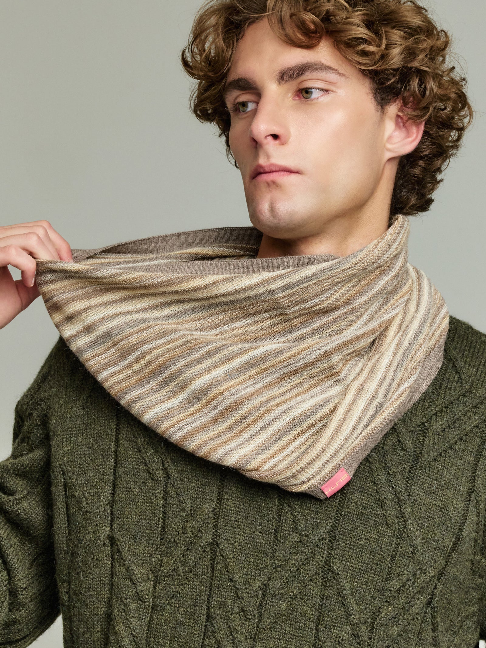 Yanis Scarf Baby Alpaca Color Beige