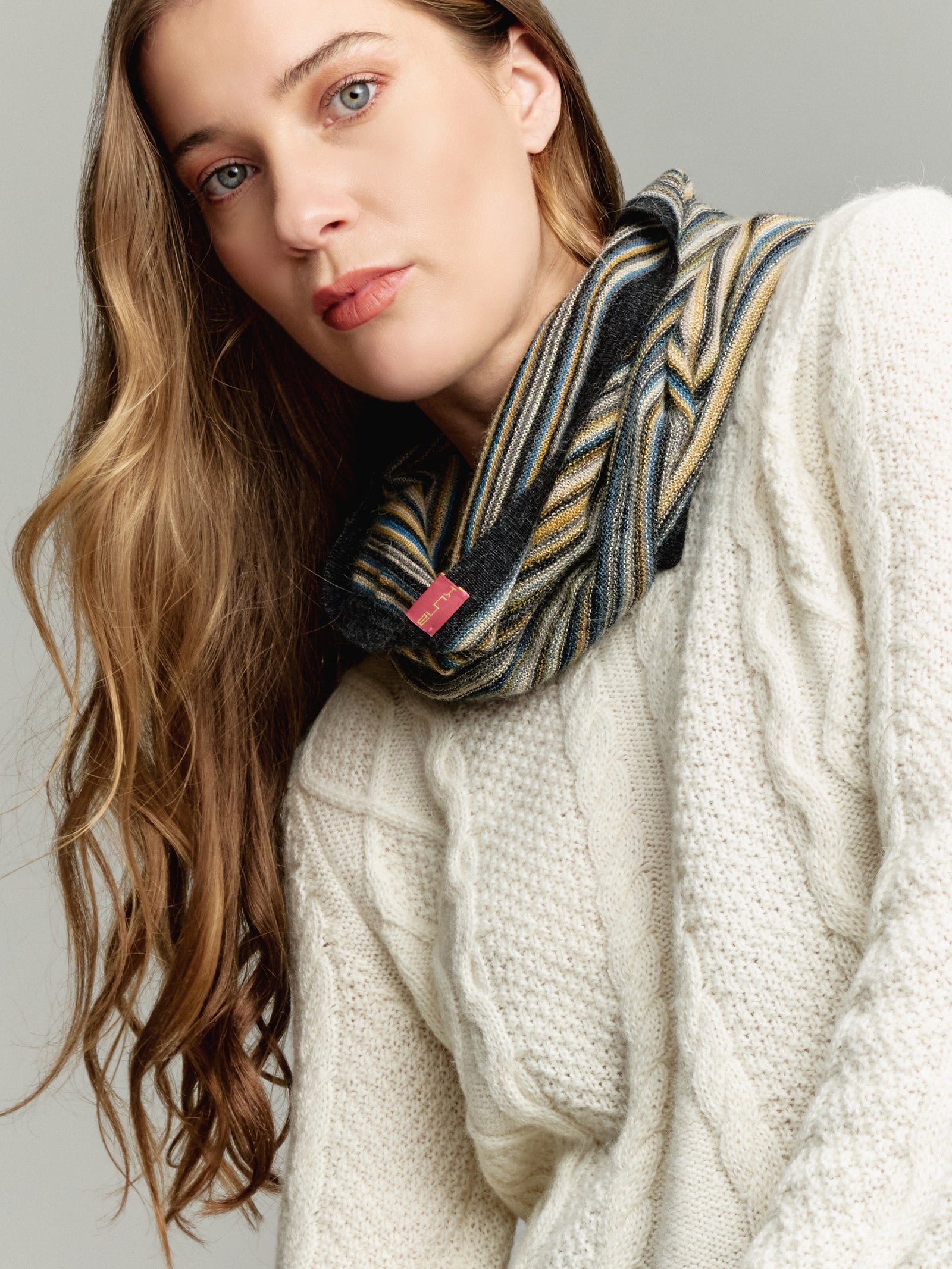 Yanis Scarf Baby Alpaca Color Yellow