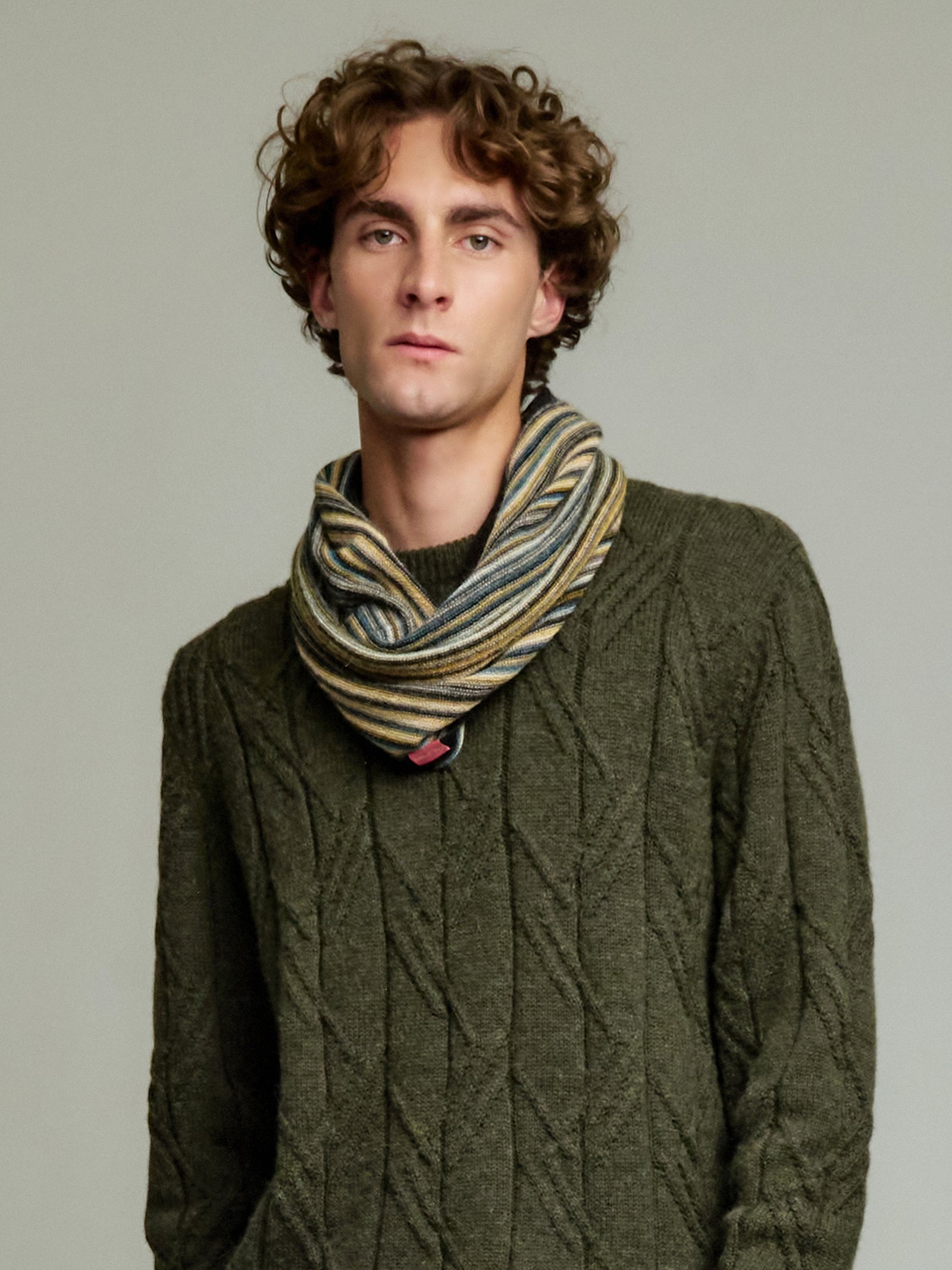 Yanis Scarf Baby Alpaca Color Yellow