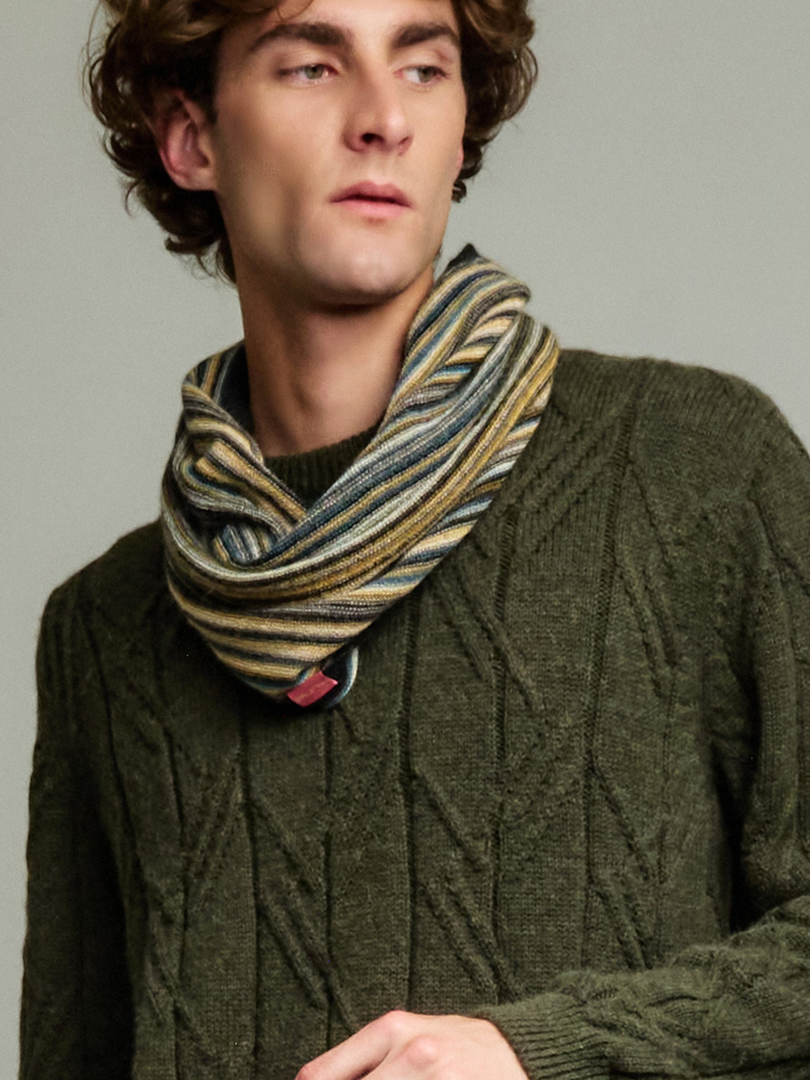 Yanis Scarf Baby Alpaca Color Yellow