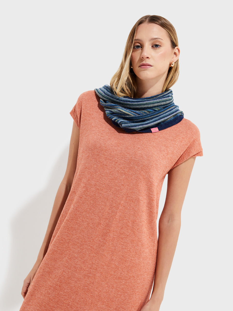 Yanis Bufanda Baby Alpaca Color azul