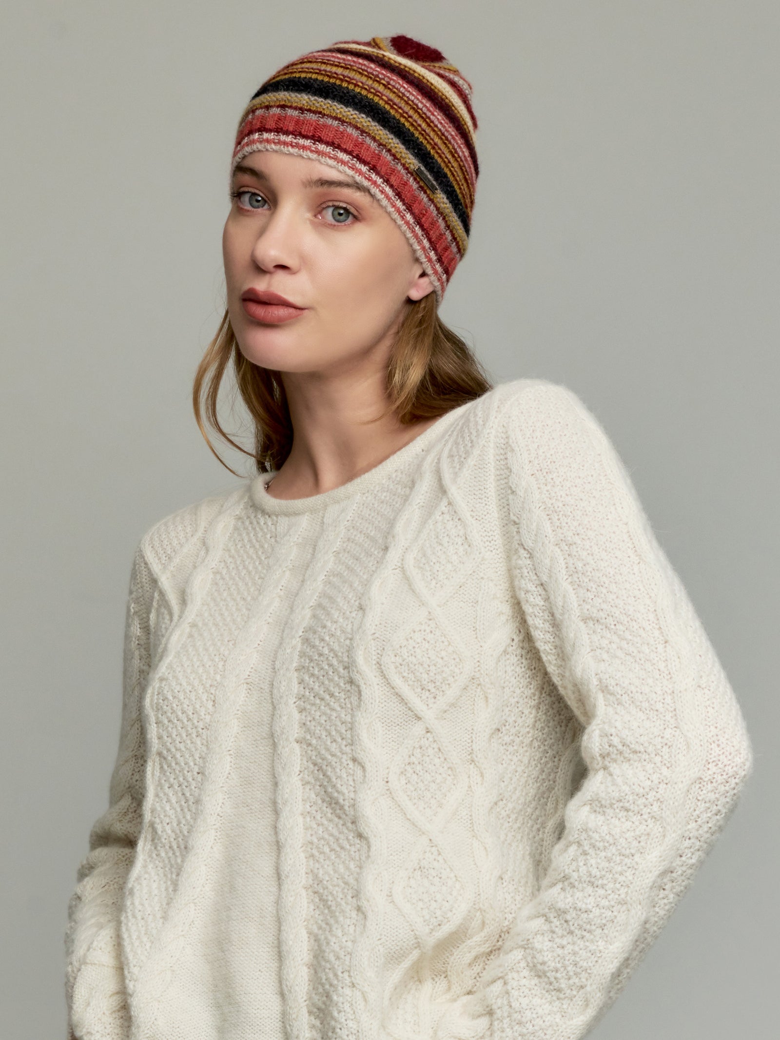 Yavoy Hat Baby Alpaca Color Red