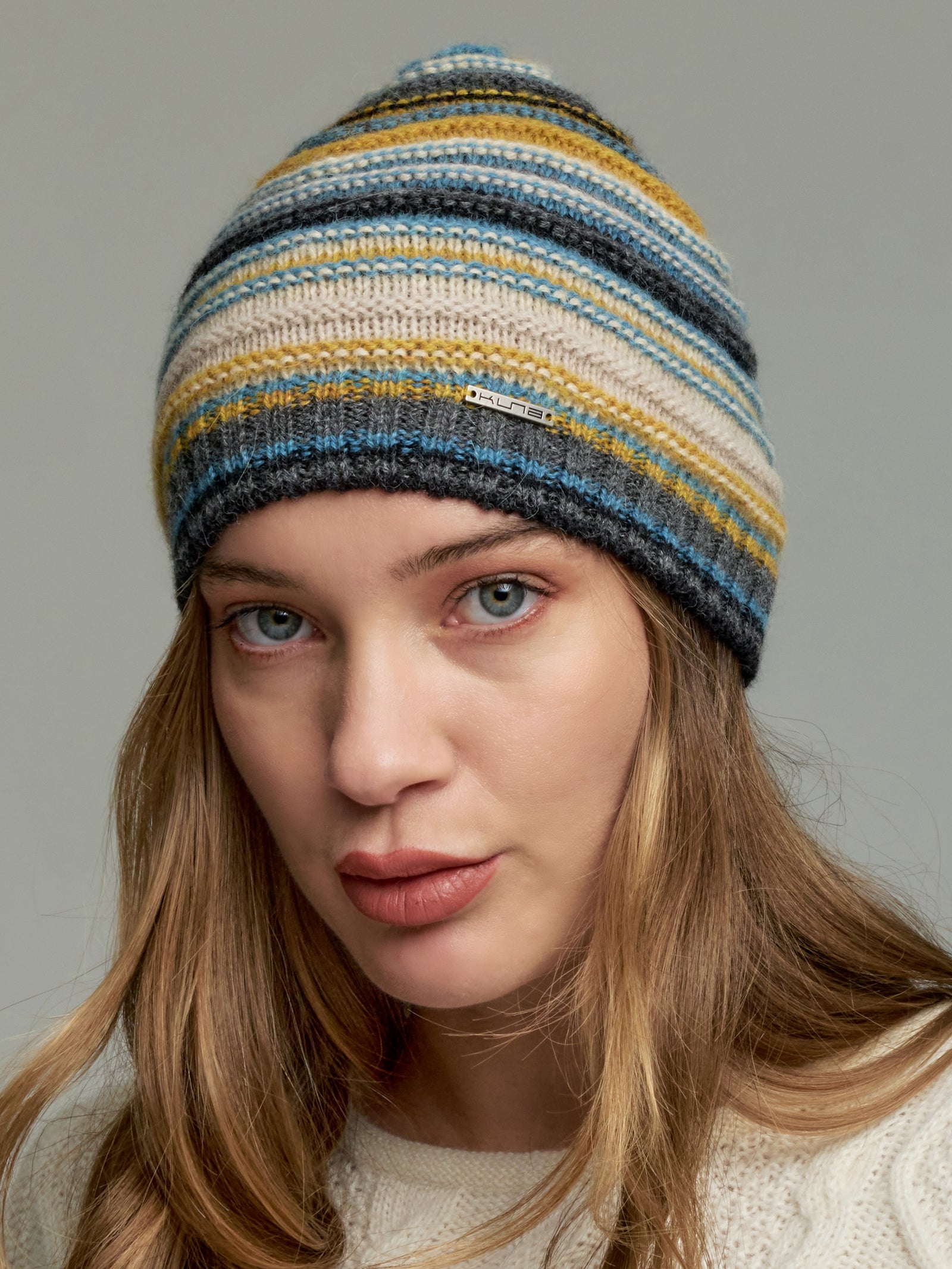 Yavoy Hat Baby Alpaca Color Grey