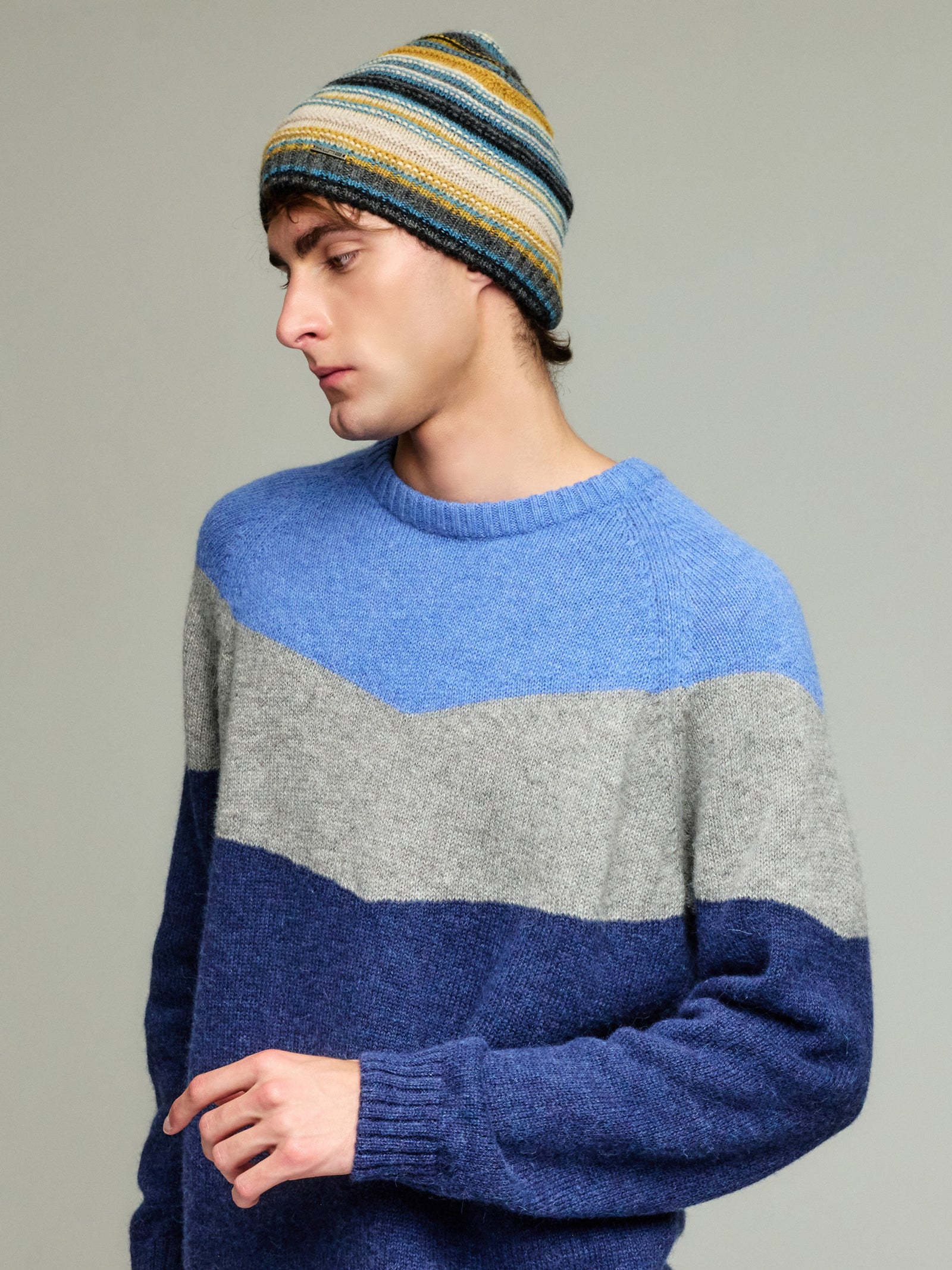 Yavoy Hat Baby Alpaca Color Grey