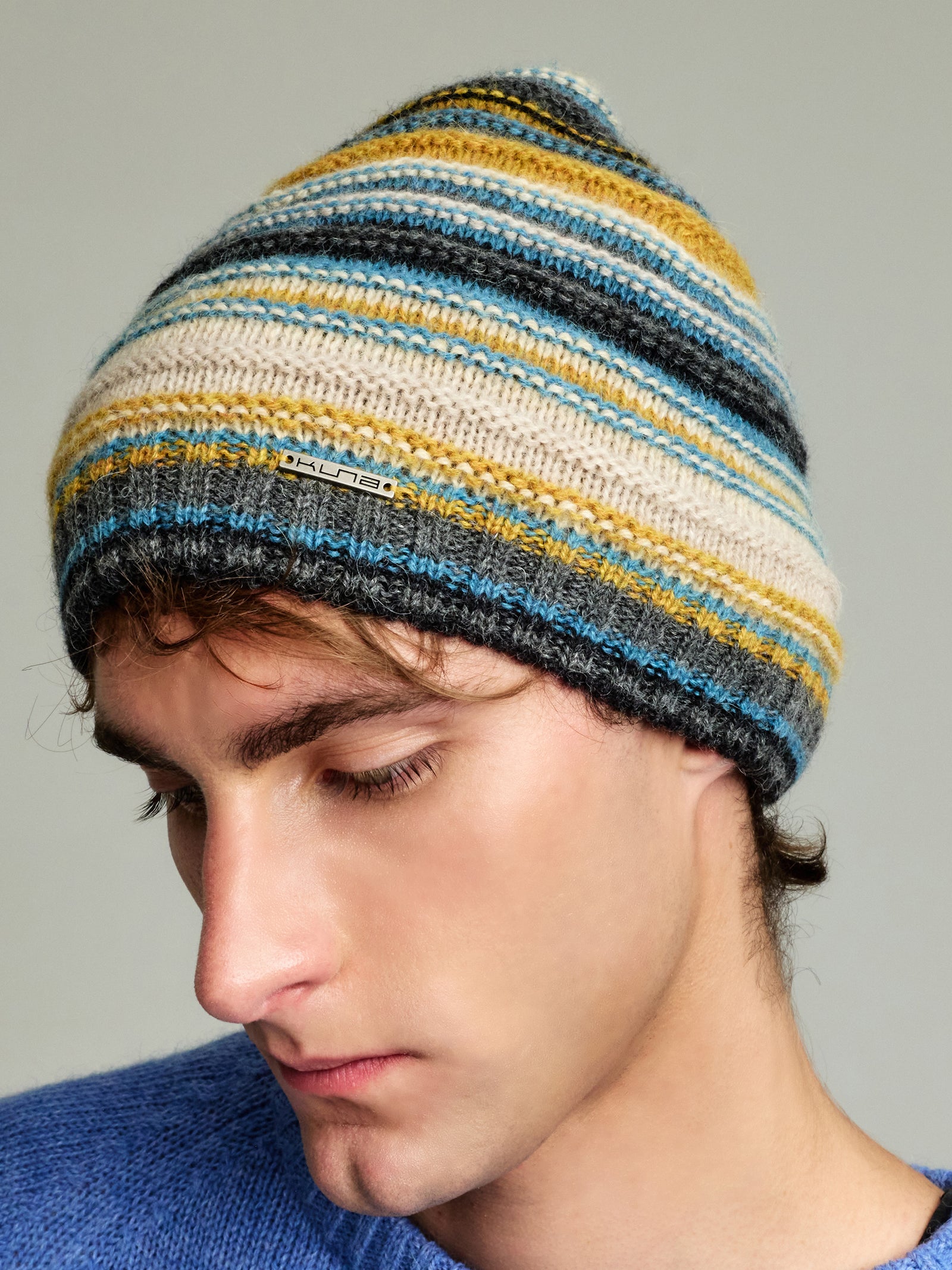 Yavoy Hat Baby Alpaca Color Grey