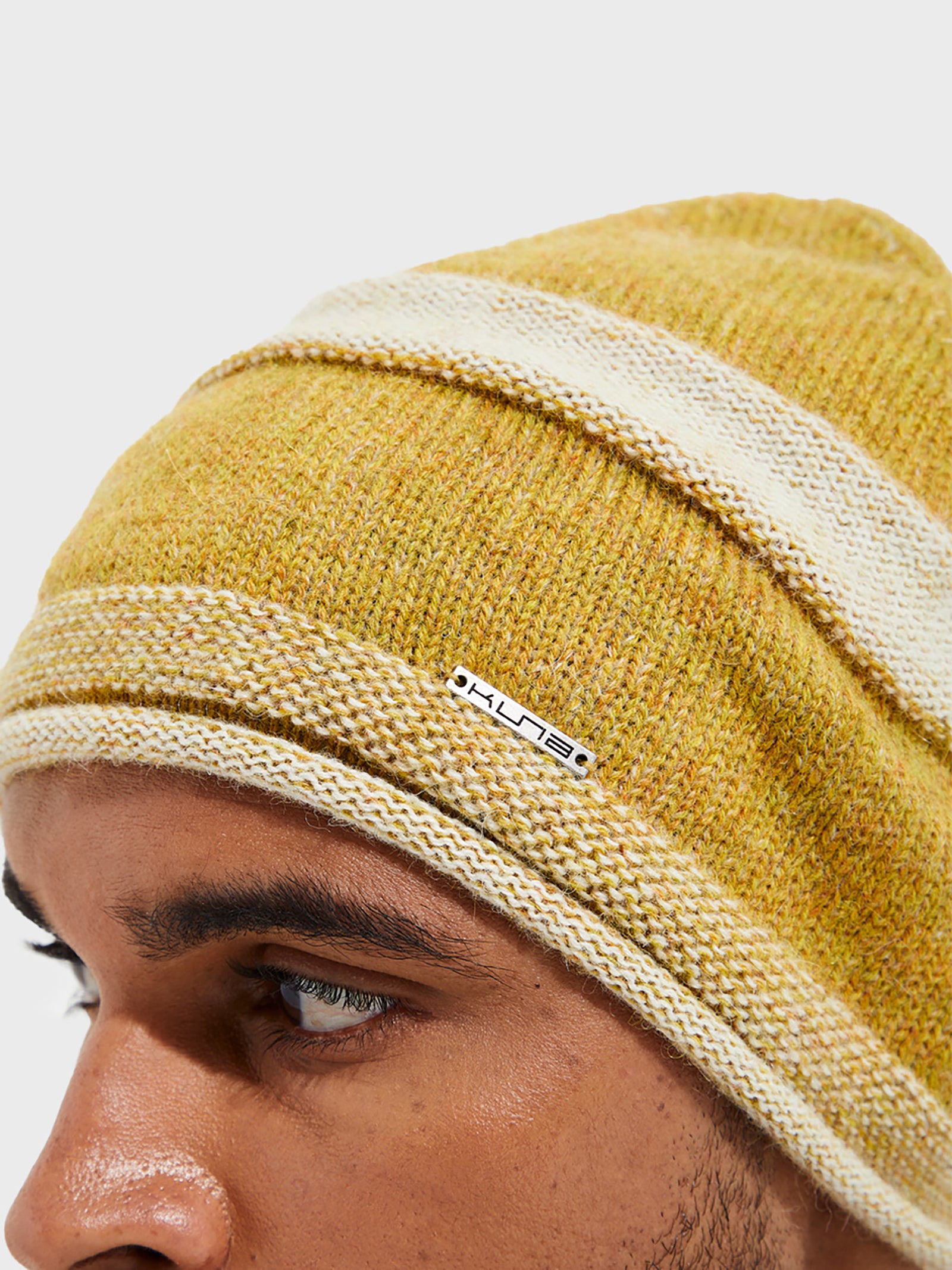 Ydris Hat Baby Alpaca Color Yellow