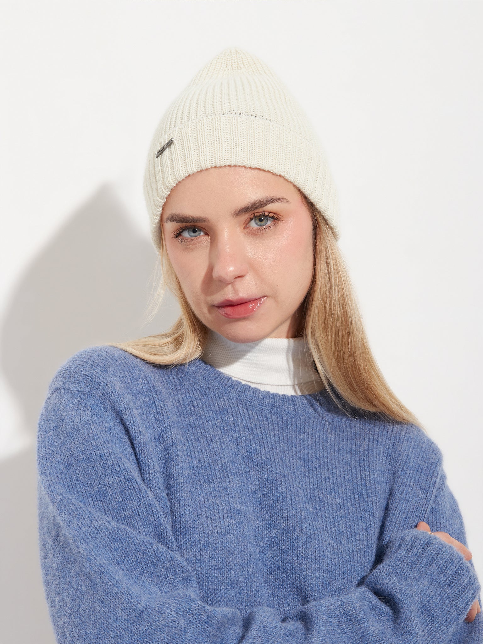Apostrofe Hat Baby Alpaca Color White