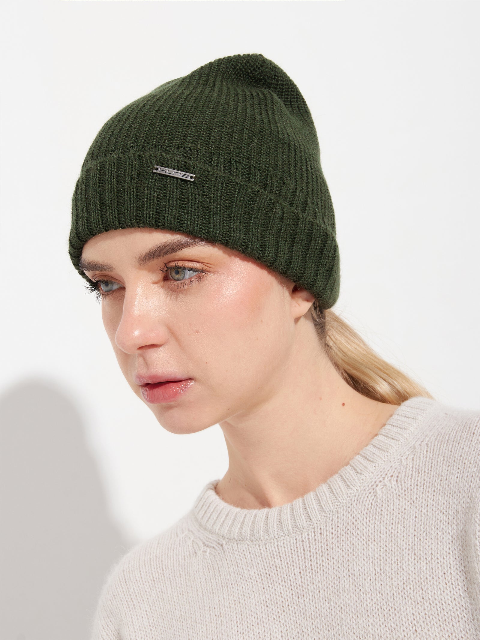 Apostrofe Hat Baby Alpaca Color Green