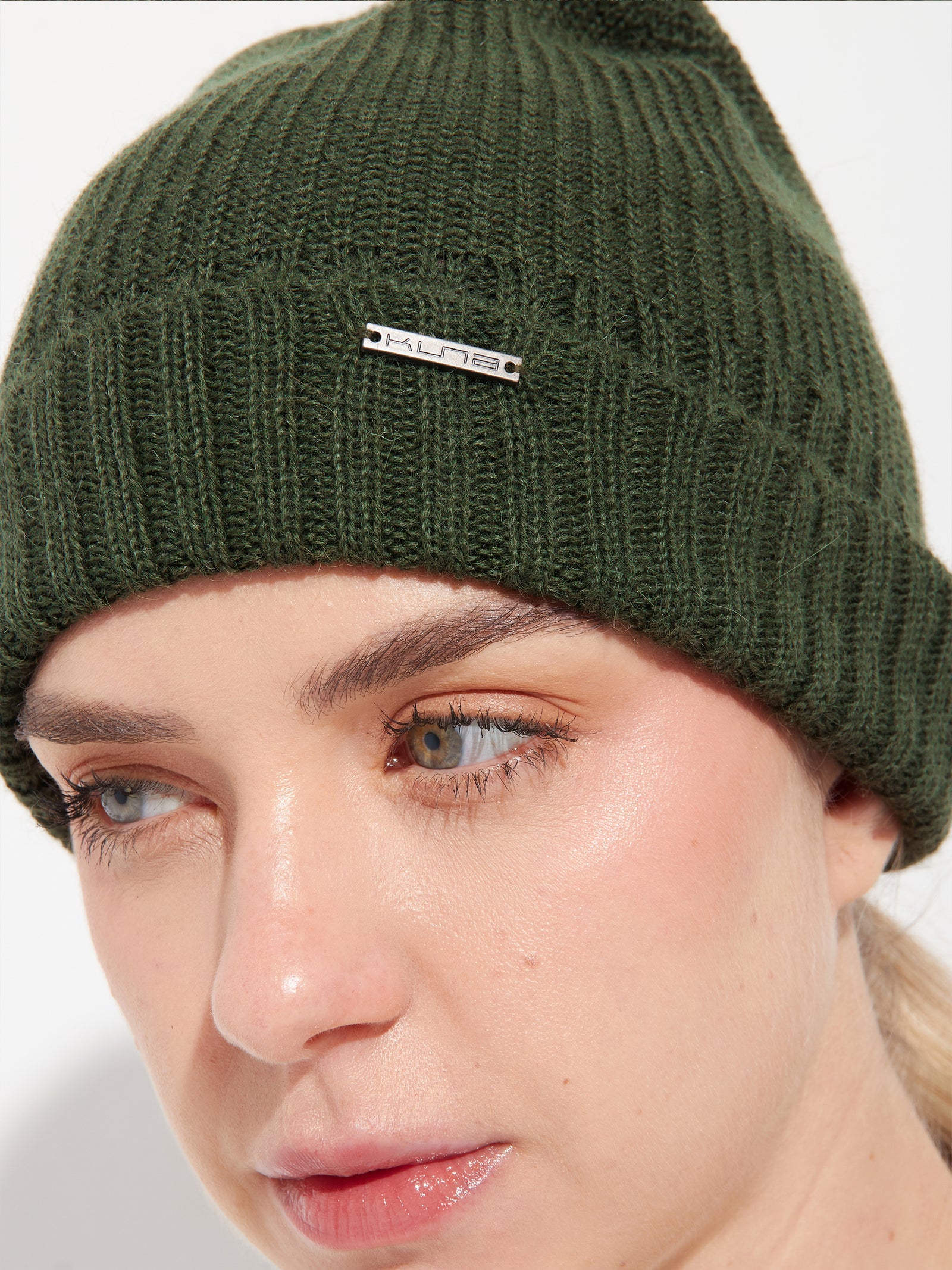 Apostrofe Hat Baby Alpaca Color Green
