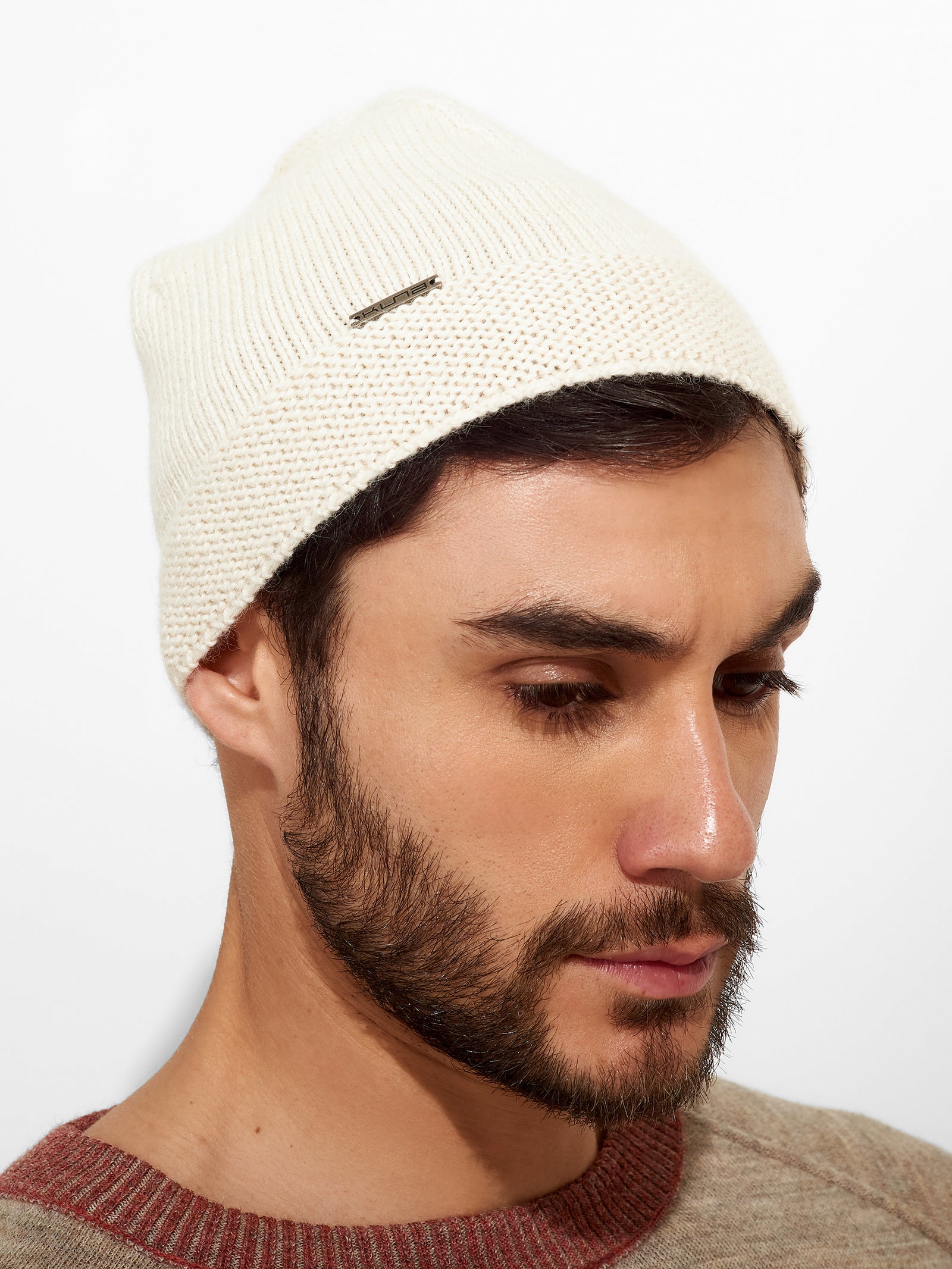 Zafiro Gorro Baby Alpaca Color Crudo