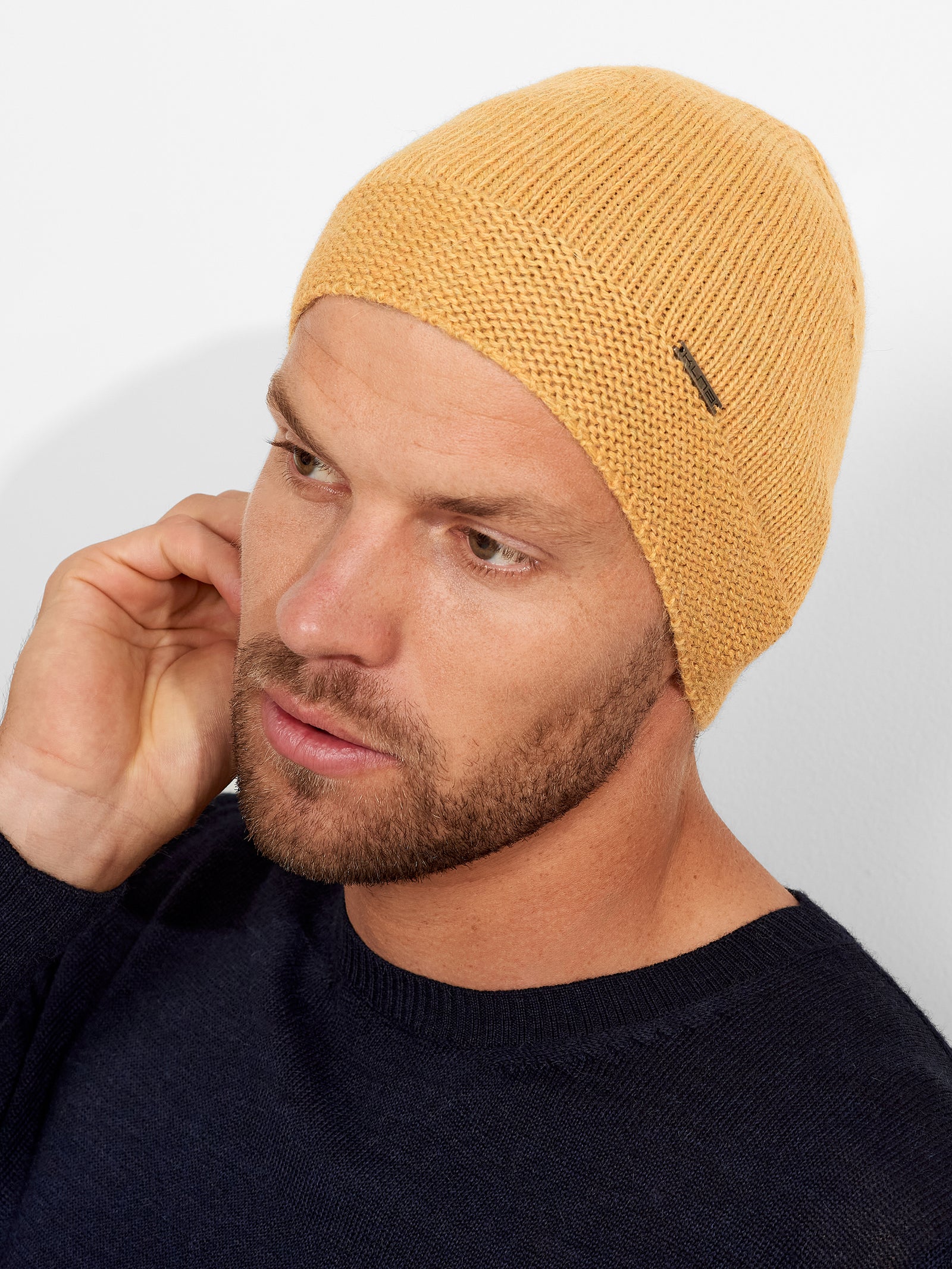 Zafiro Hat Baby Alpaca Color Yellow