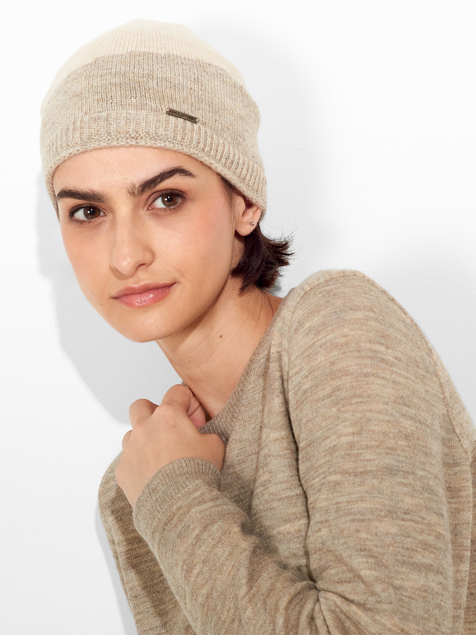 Zoe Hat Baby Alpaca Color Beige