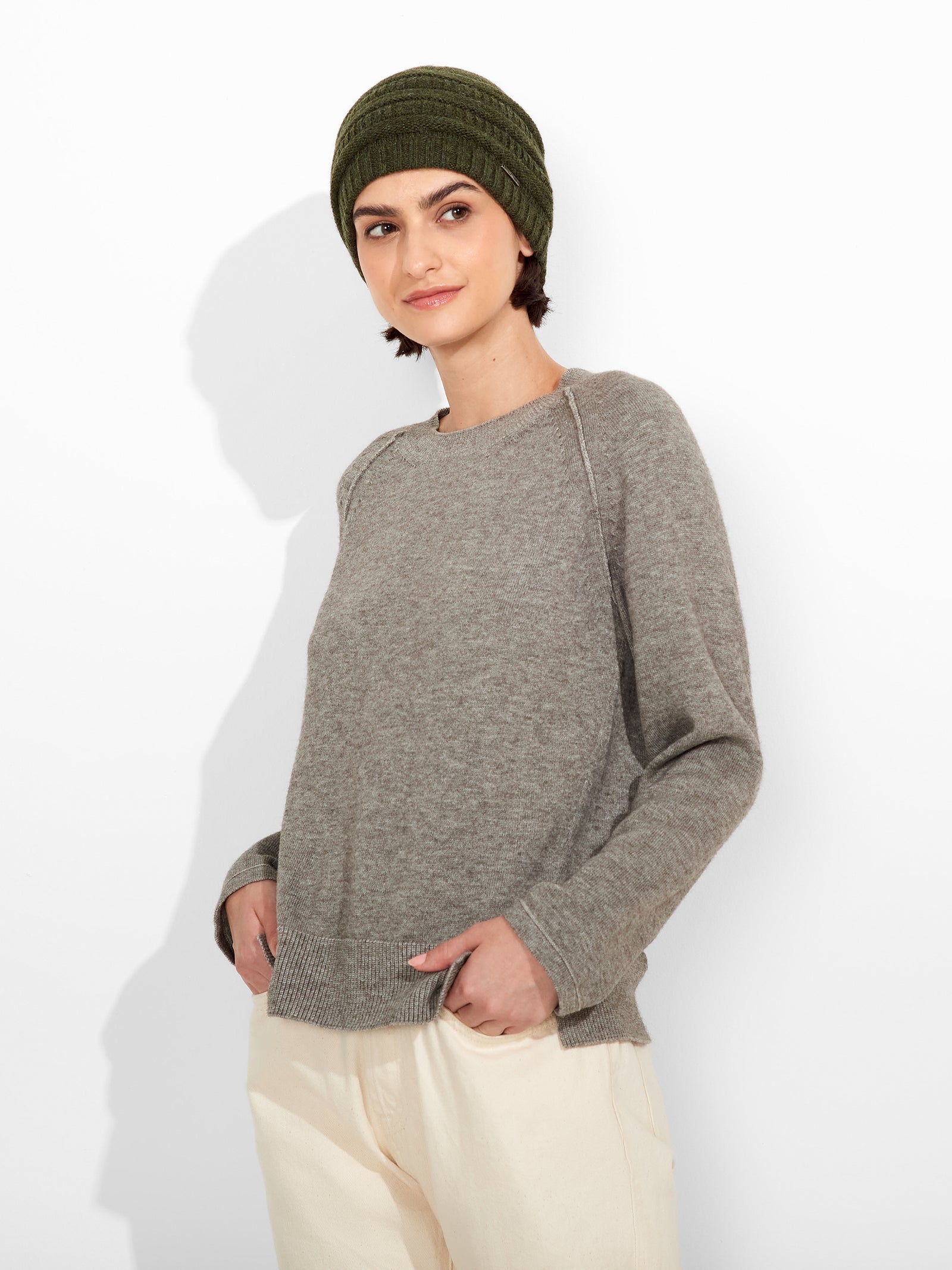 Zada Gorro Bebé Alpaca Color Gris
