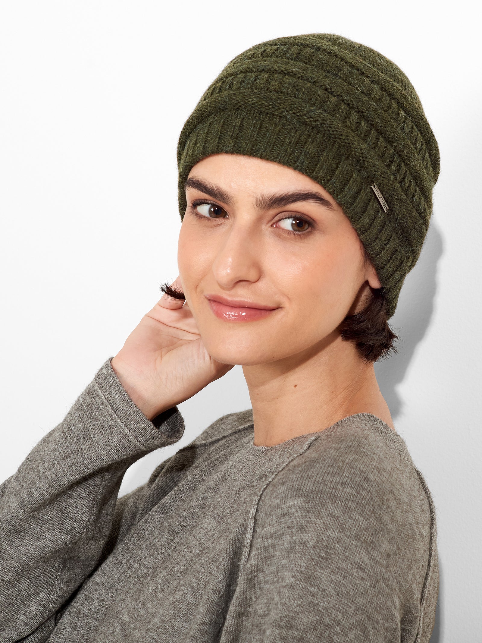Zada Gorro Bebé Alpaca Color Gris