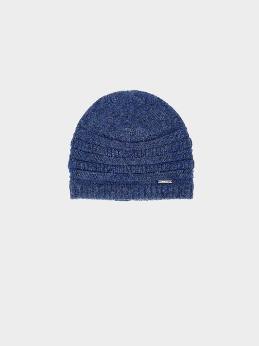 Zada Hat Baby Alpaca Color Blue