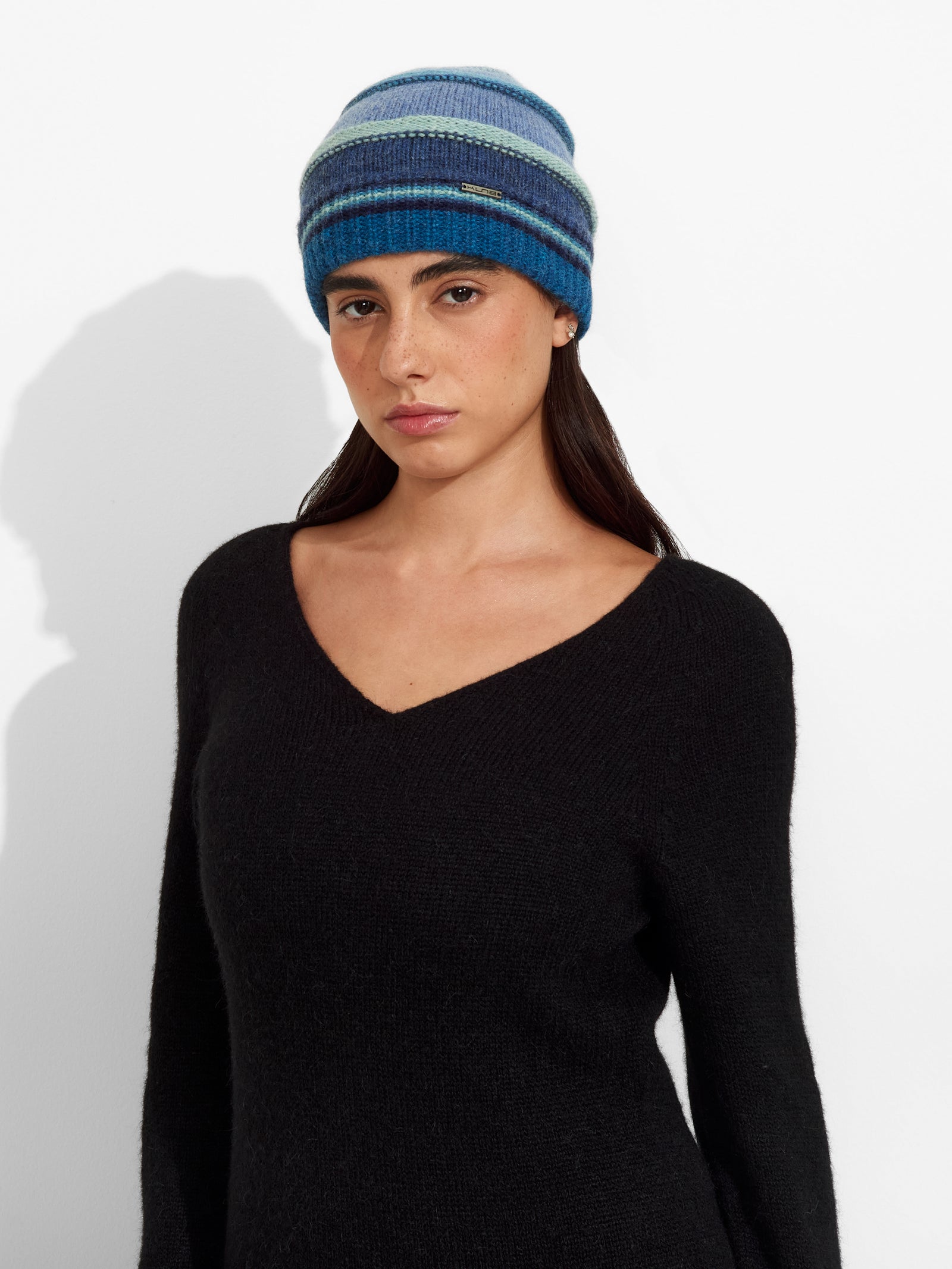 Gorro Zanni Baby Alpaca Color Azul