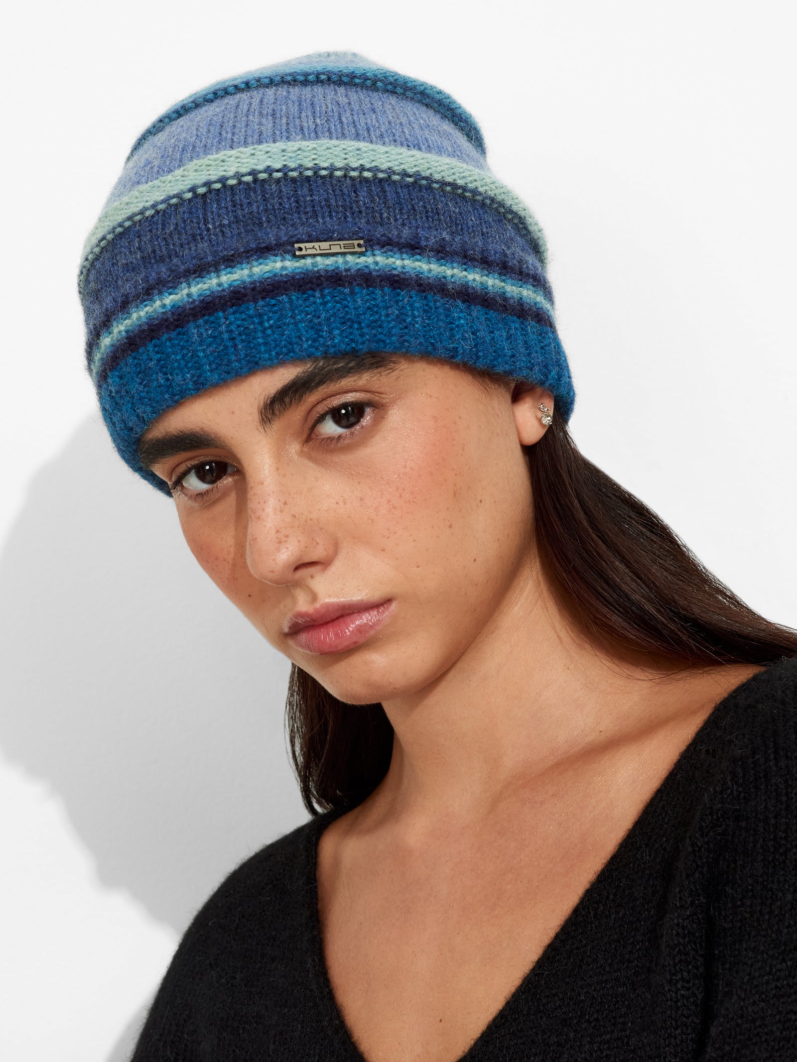 Gorro Zanni Baby Alpaca Color Azul