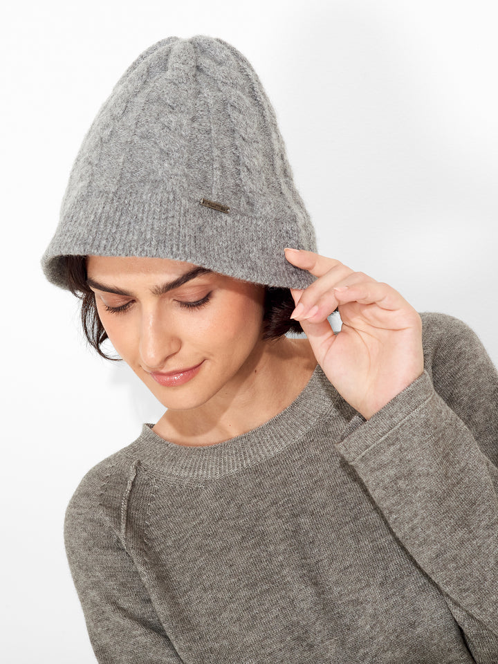 Zuzette Hat Baby Alpaca Color Grey