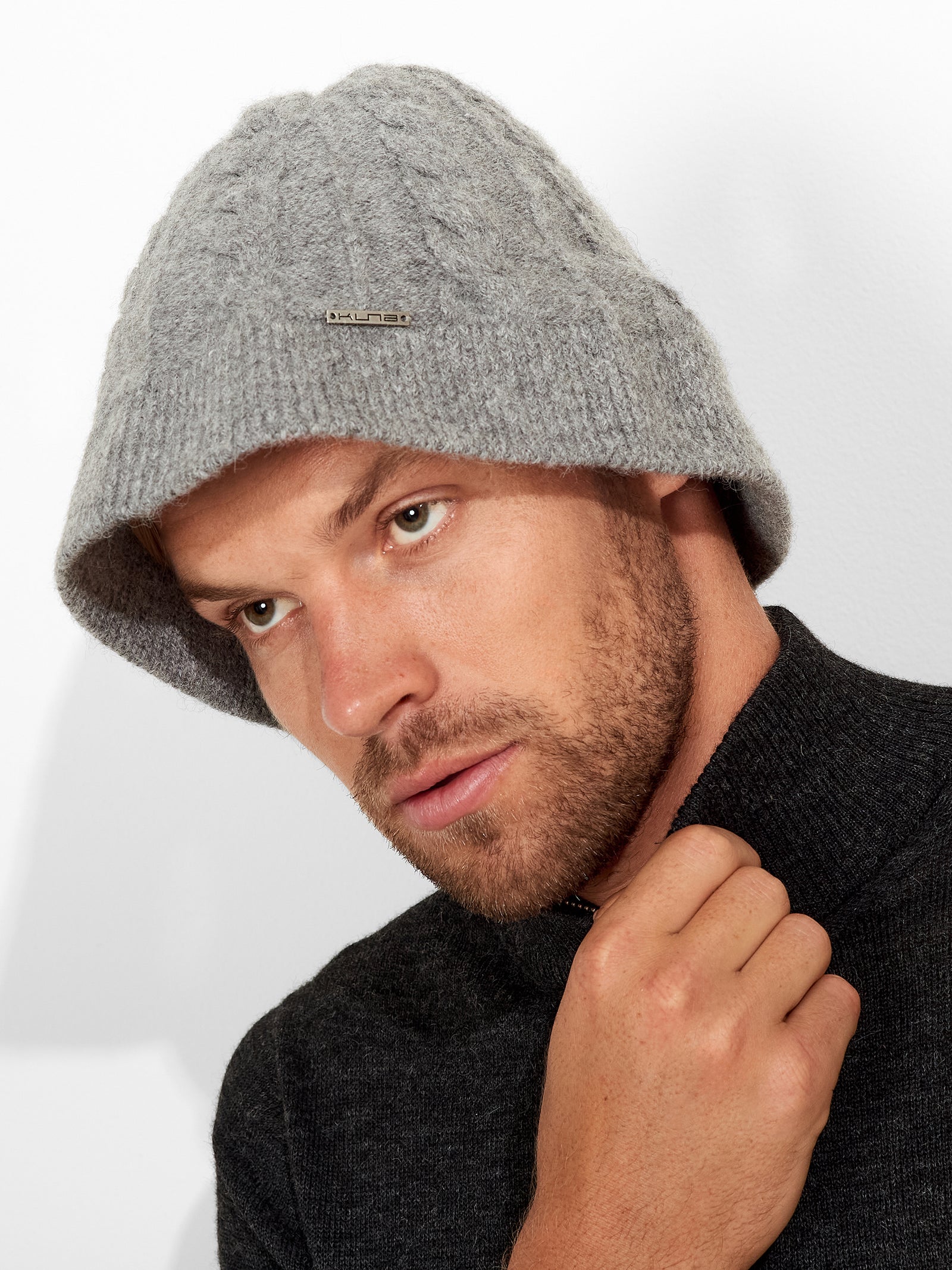 Zuzette Hat Baby Alpaca Color Grey