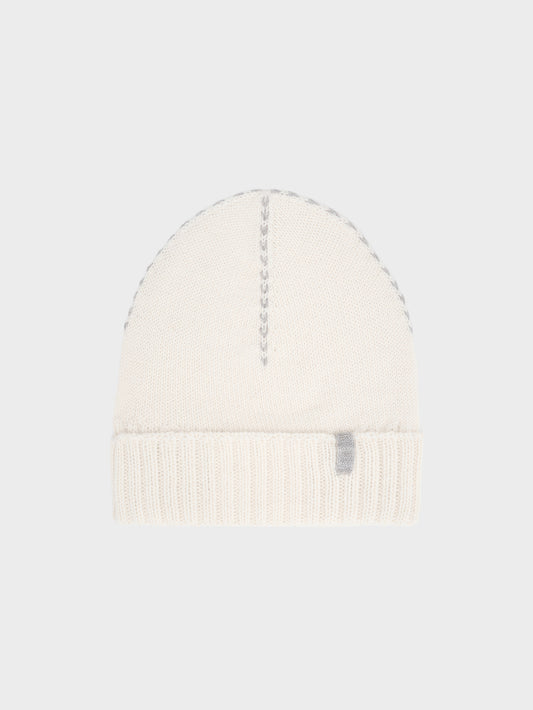 Beanie Hat Baby Alpaca Color Beige