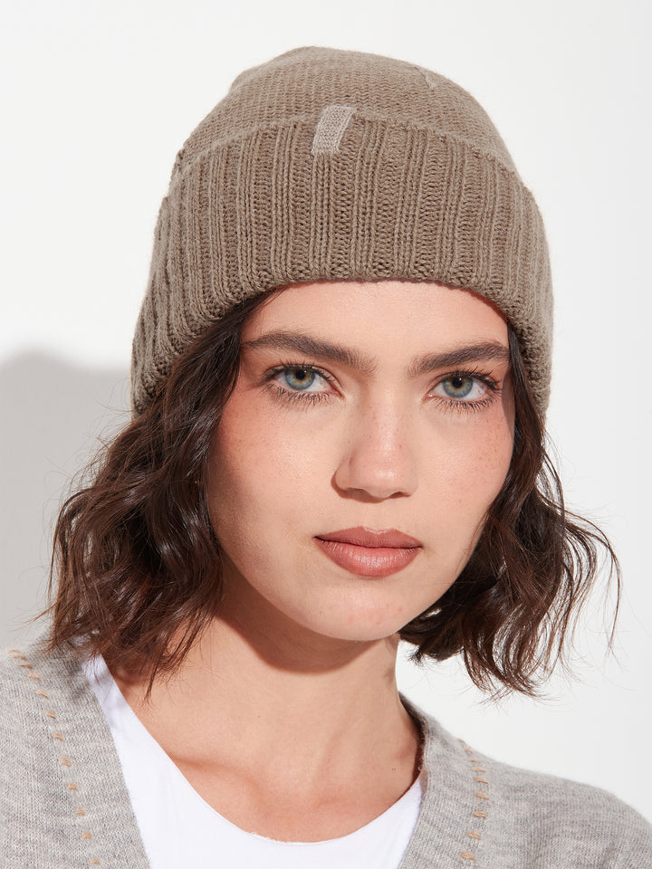 Beanie Hat Baby Alpaca Color Camel
