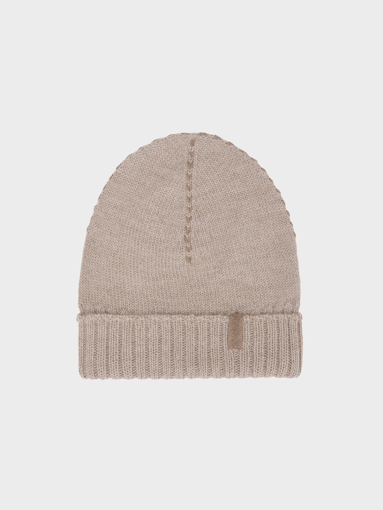 Beanie Hat Baby Alpaca Color Brown