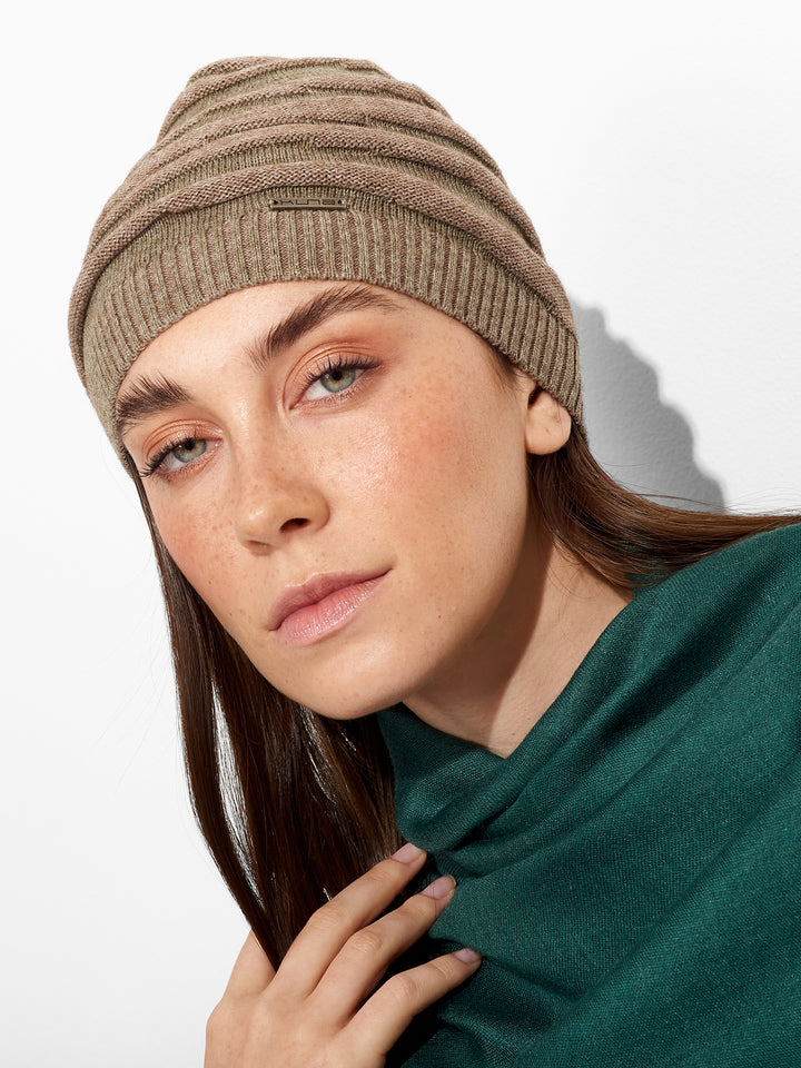 Zion Hat Cotton Color Beige