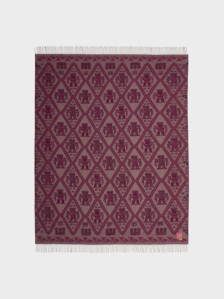 Mochica - 2 Blanket Baby Alpaca Color Cherry