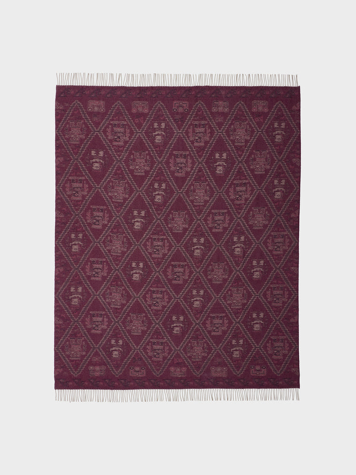 Mochica - 2 Blanket Baby Alpaca Color Cherry