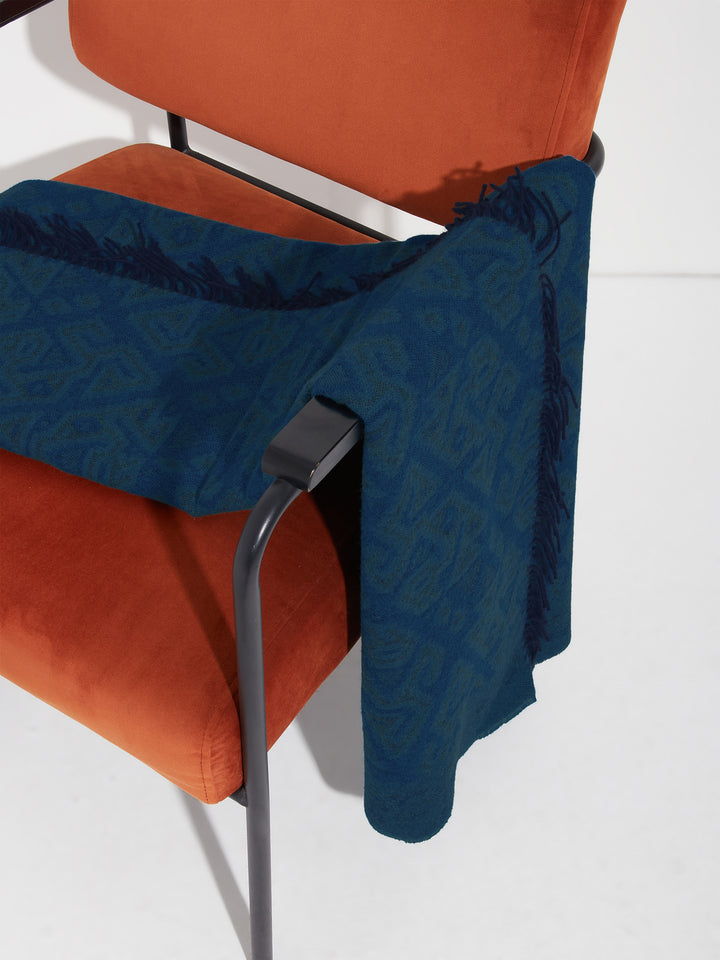 Chincha - 2 Blanket Baby Alpaca Color Blue