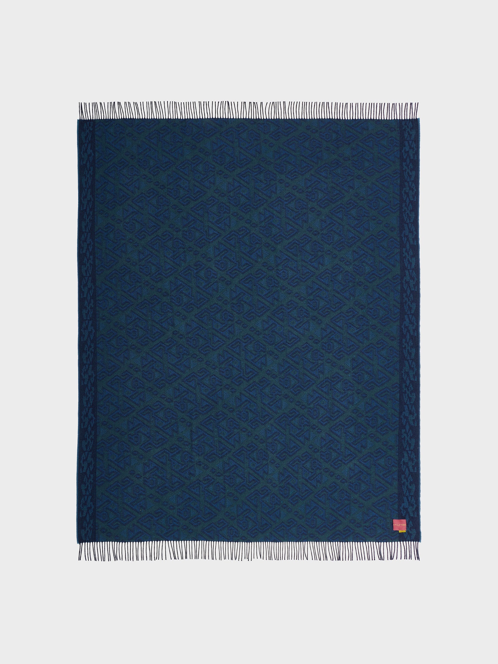 Chincha - Manta de bebé de alpaca de 2 capas, color azul